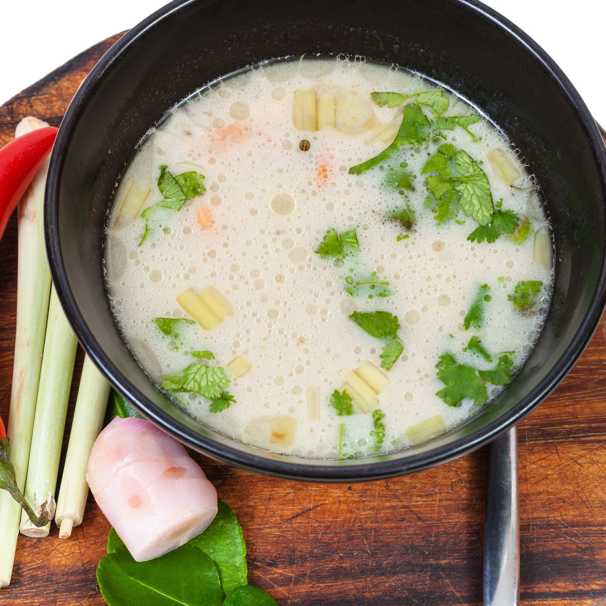 Thai Salmon and Lemongrass Broth