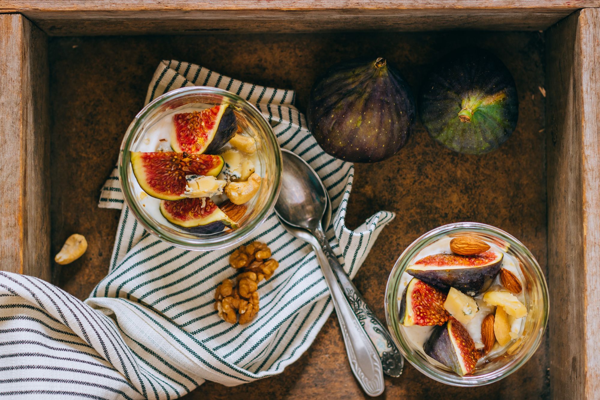 Ricotta with Baked Figs and Nuts