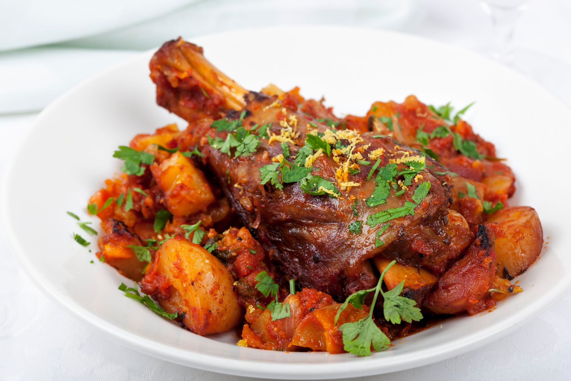 Spiced Lamb with Apricot Gravy