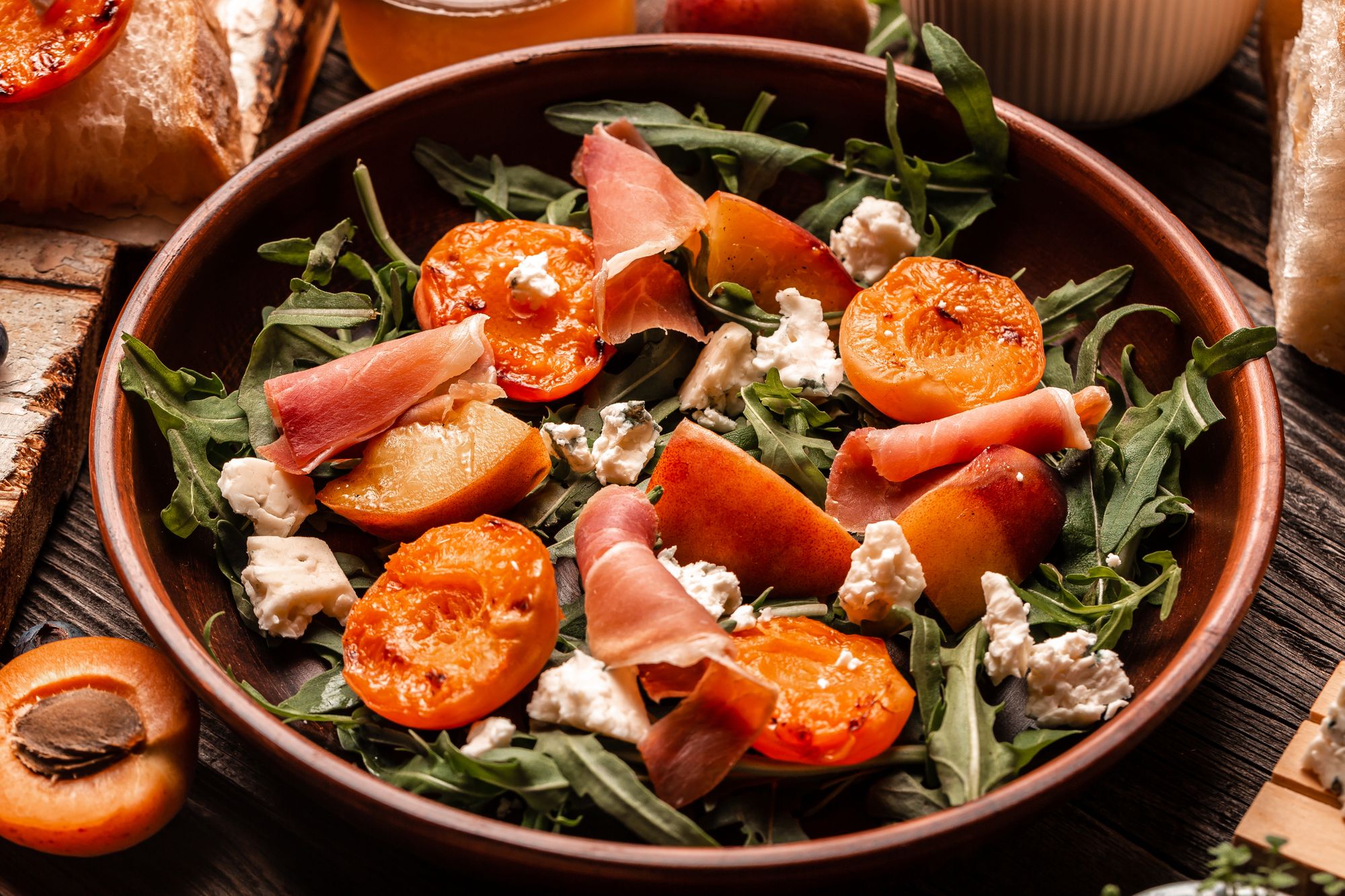 Chargrilled Peach Salad