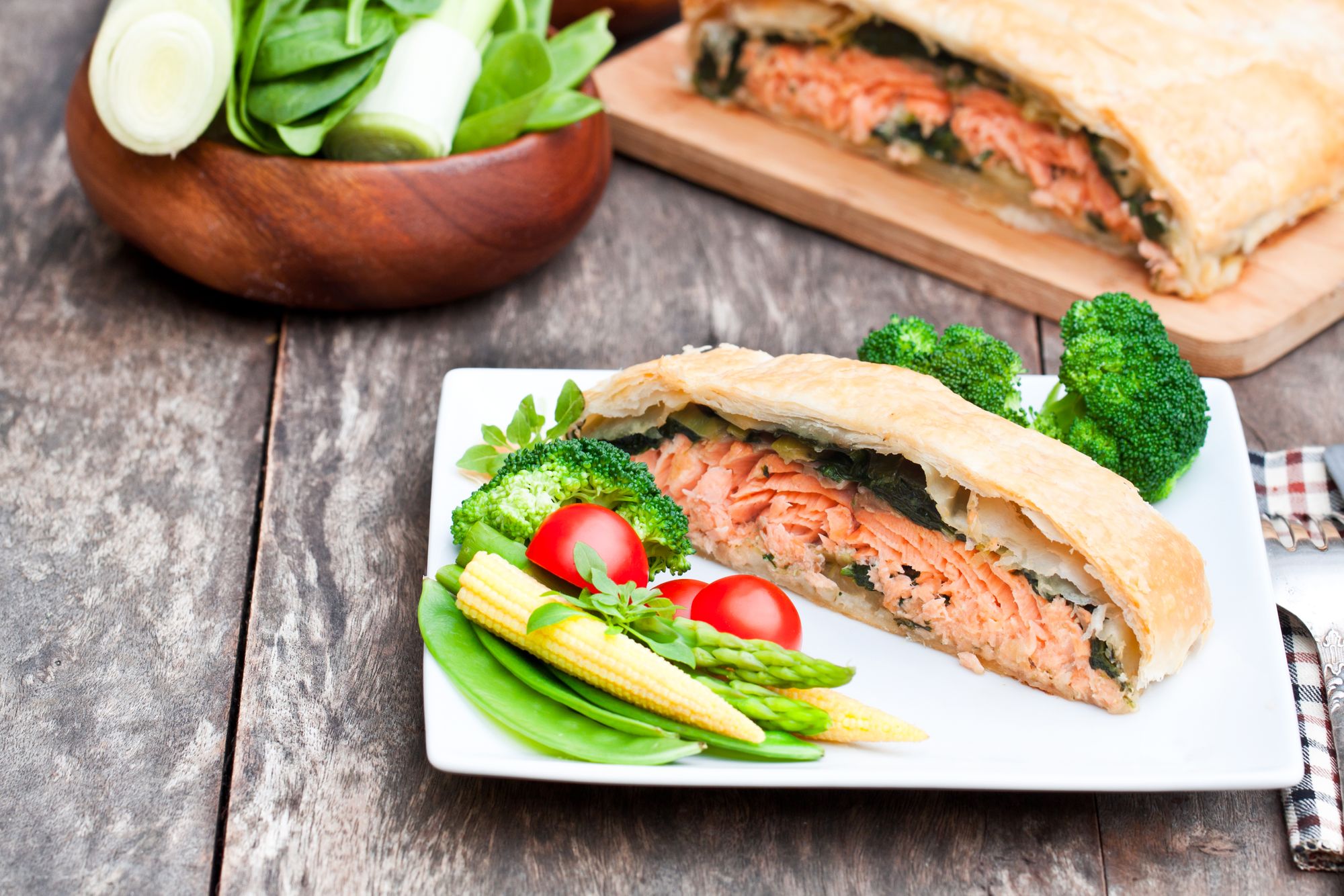 Salmon and Pesto Parcels