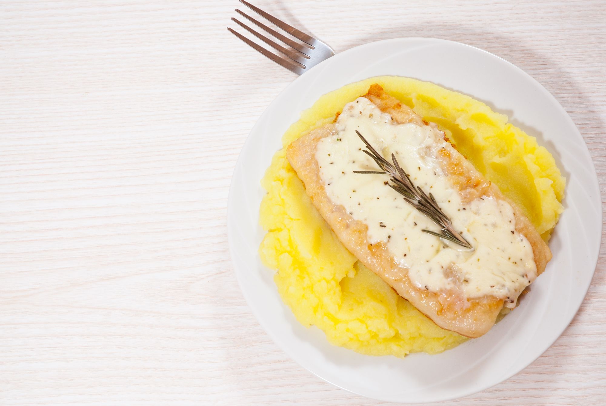 Creamy Poached Cod