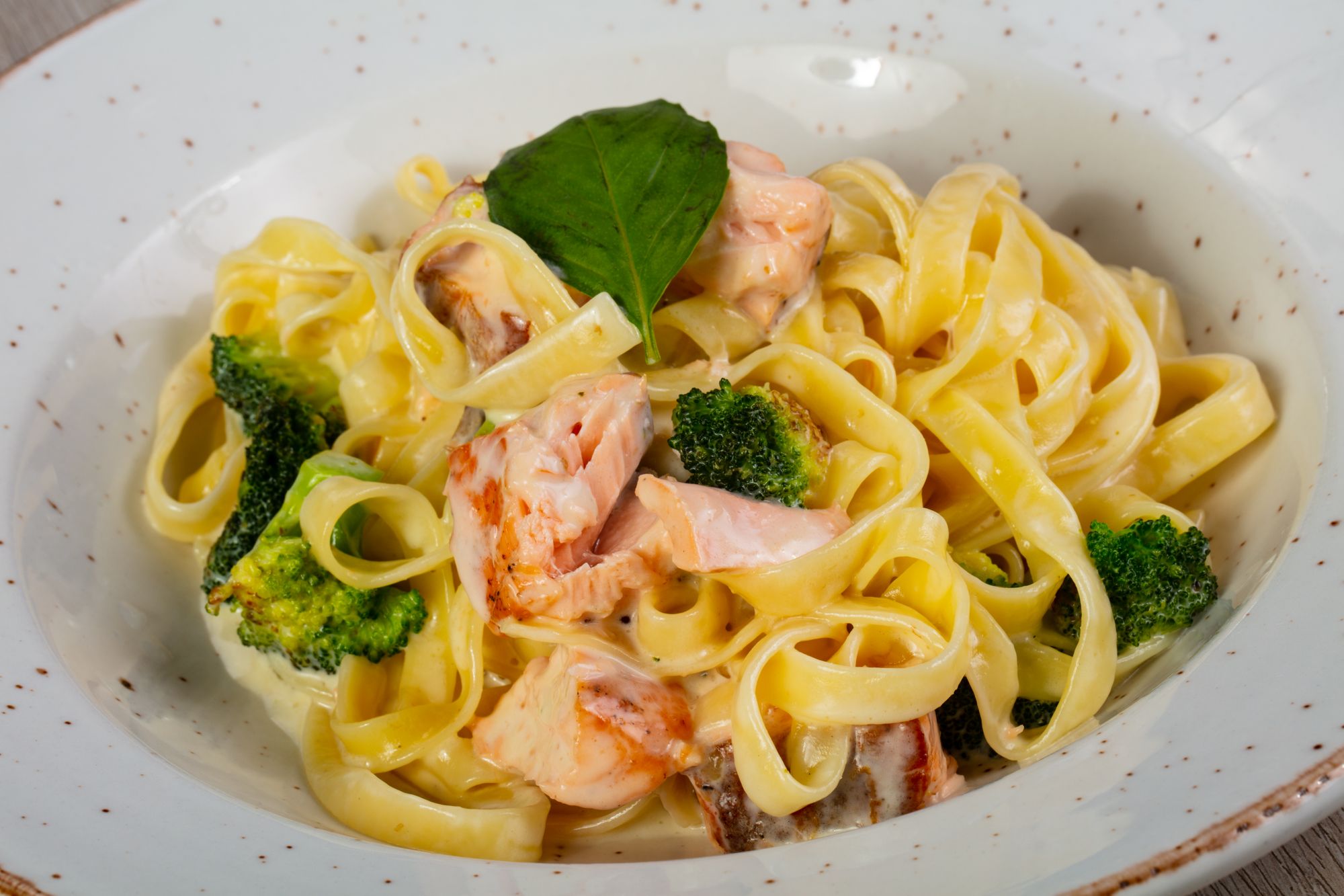 Salmon and Broccoli Pasta