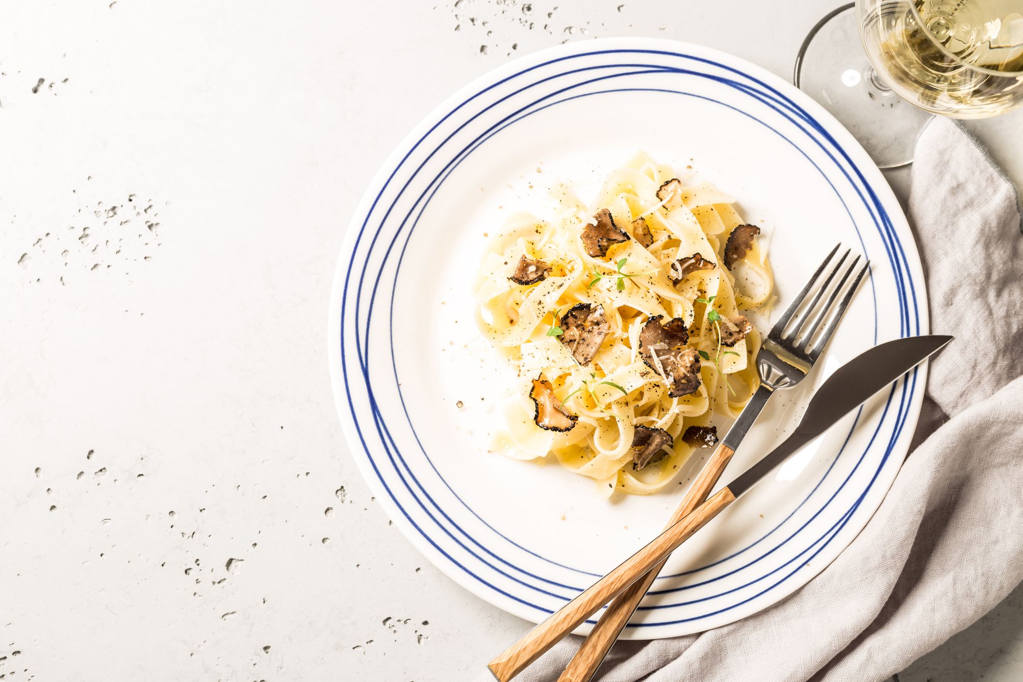 Tagliatelle with Truffle and Artichoke