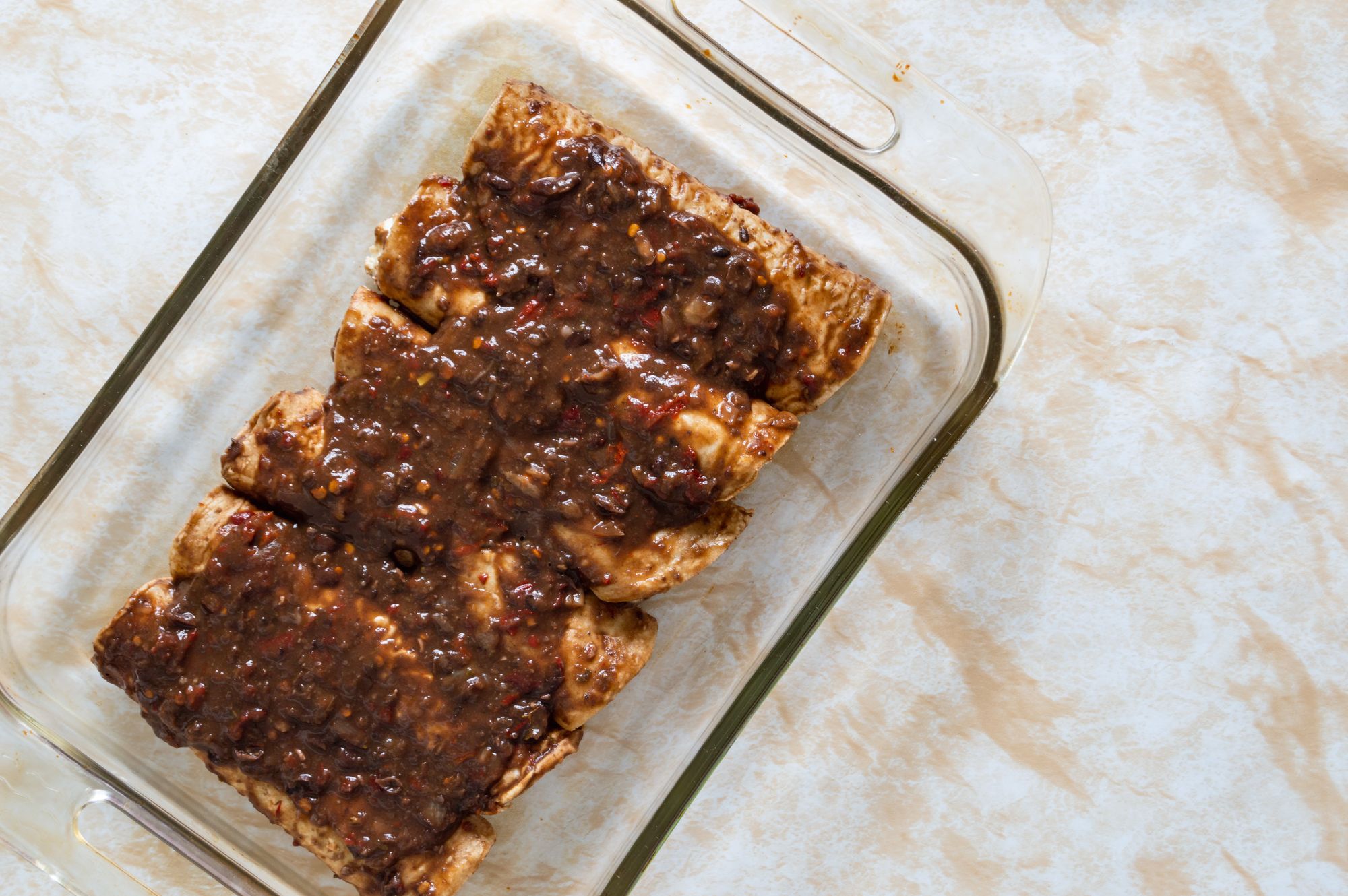 Vegan Black Bean Enchiladas