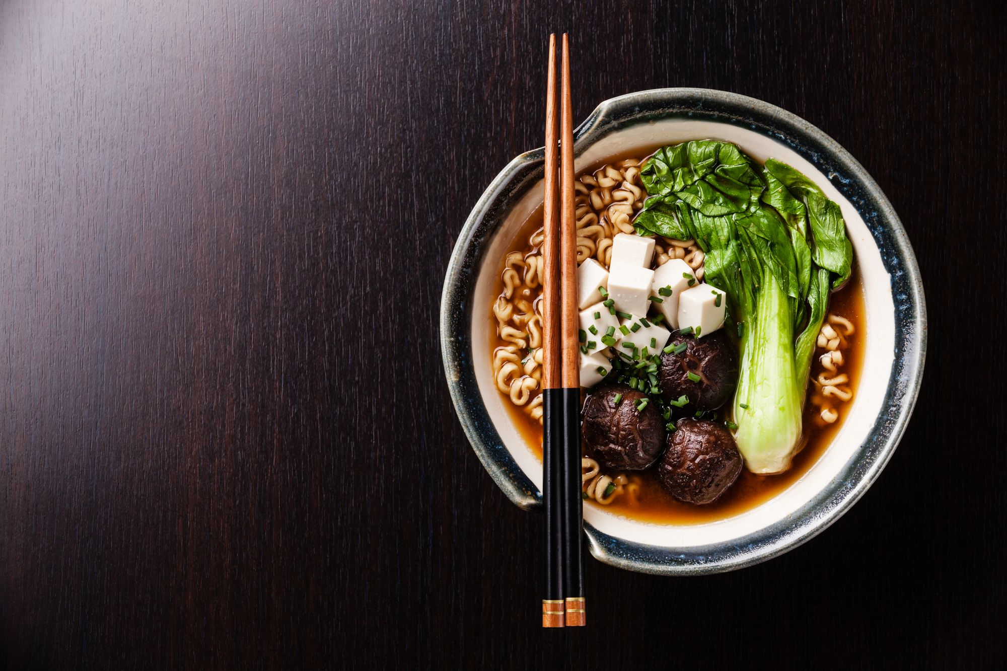 Mushroom and Tofu Ramen