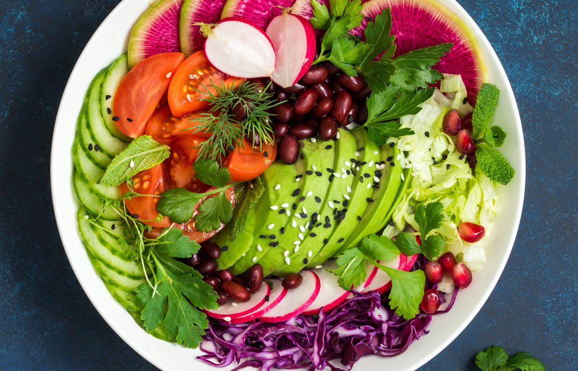 Ginger, Avo, and Radish Rice Bowl