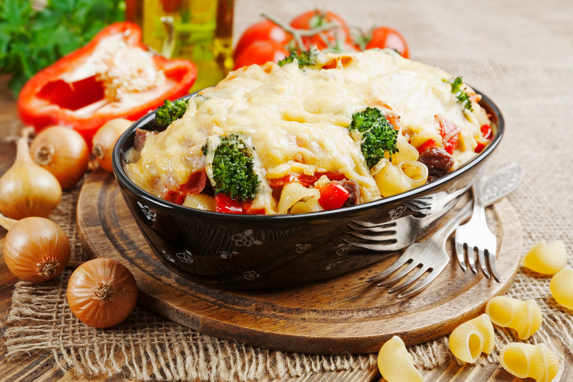 Healthy Chicken Pasta Bake