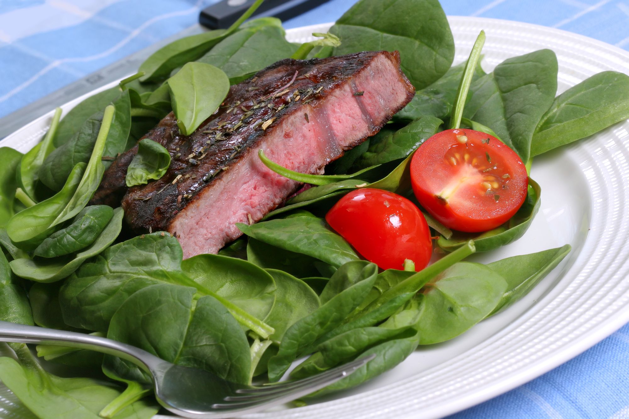 Lamb, Spinach, and Parmesan Salad