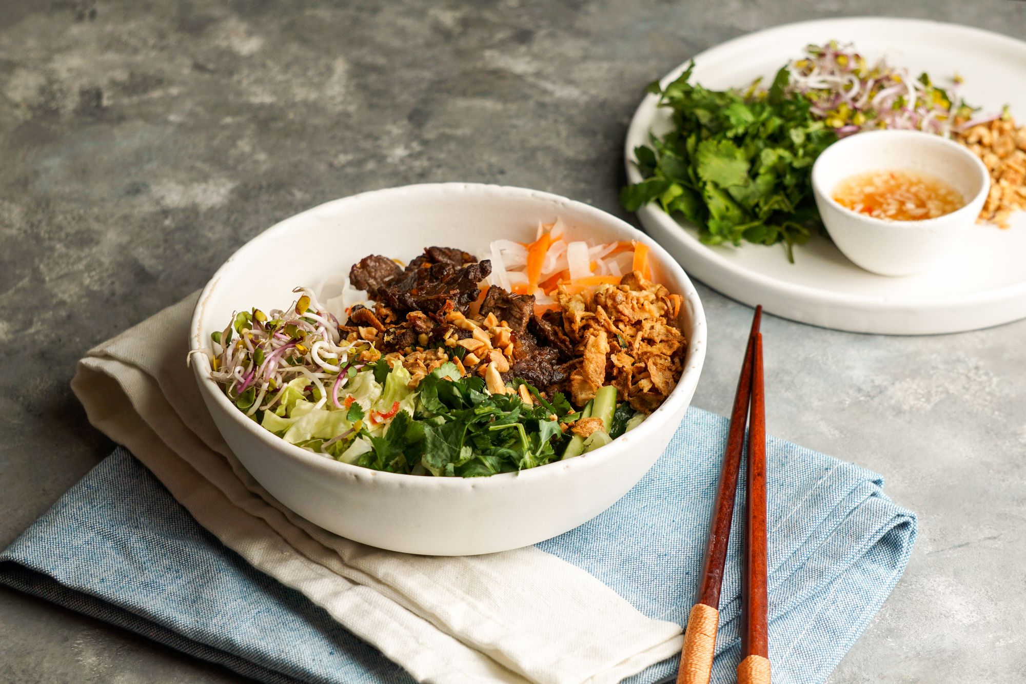 Vietnamese Crab Noodle Salad