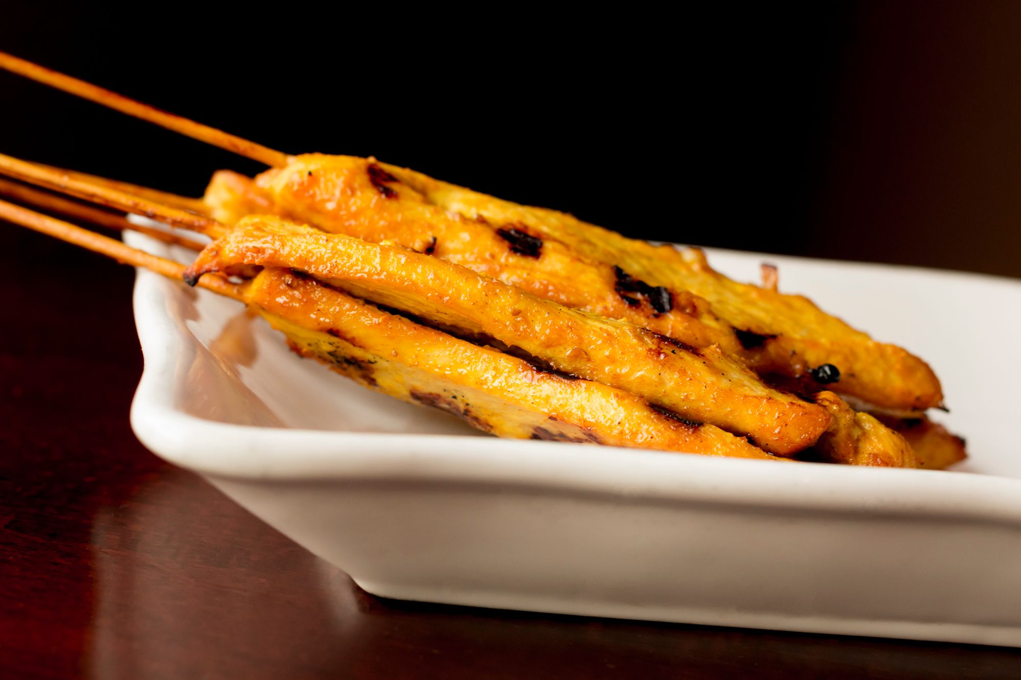 Satay Seitan Skewers