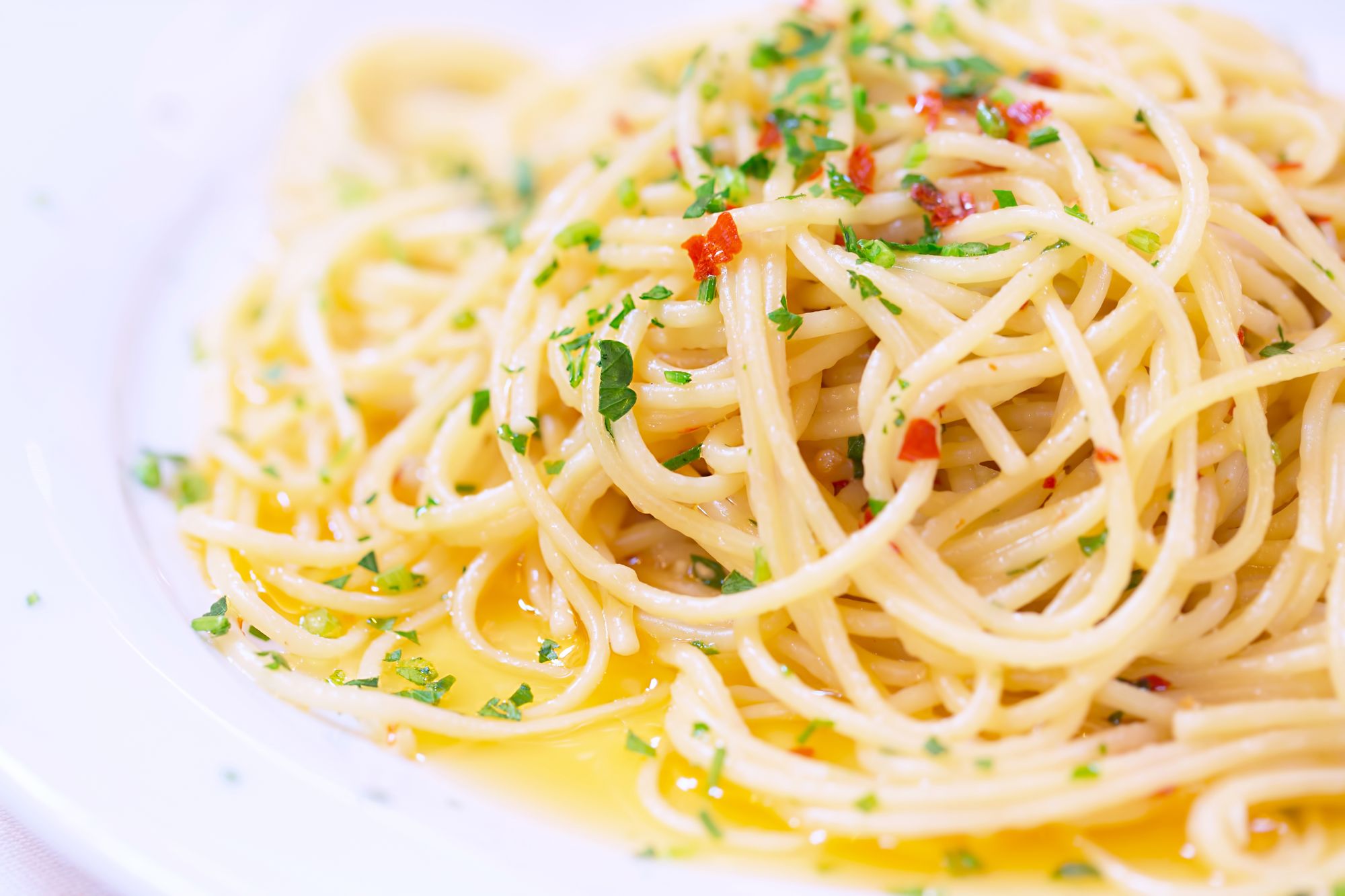 Chilli and Basil Linguine