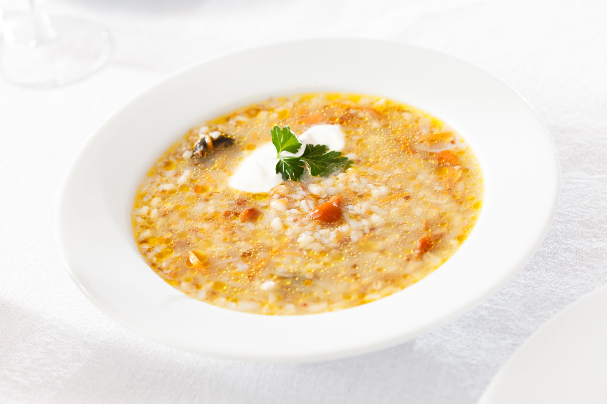 Smoky Orzo Soup