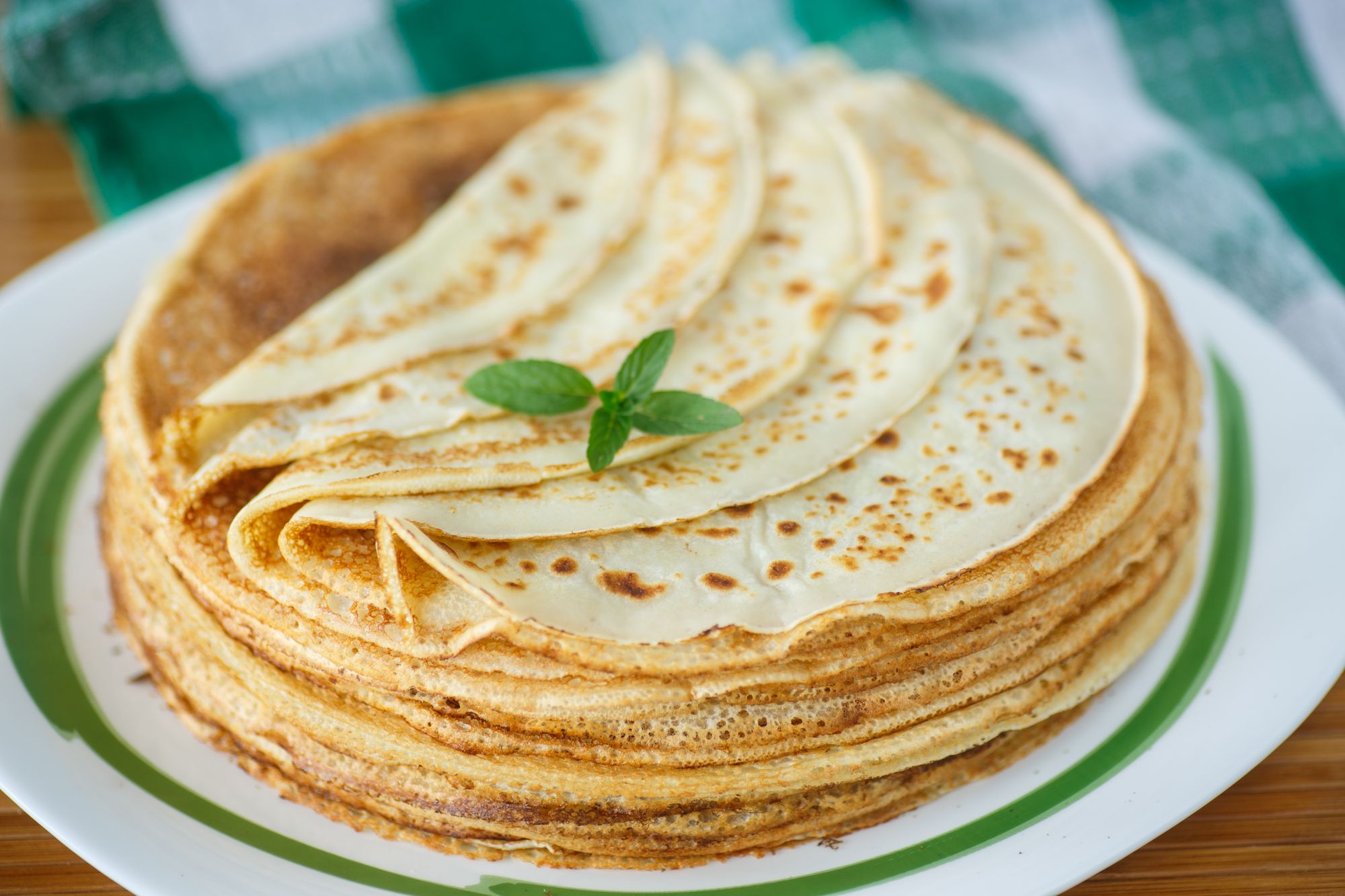 Feta, Honey, and Thyme Crepes