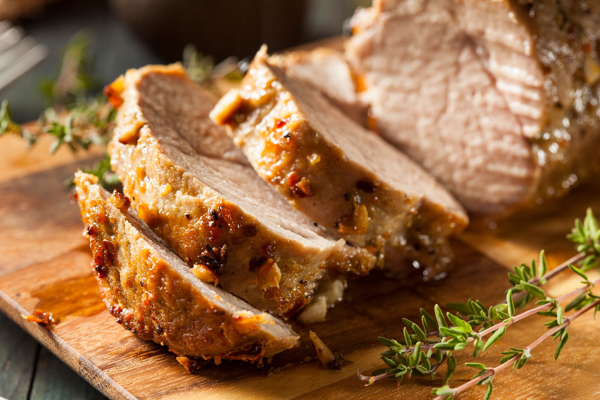 Walnut-Coated Pork Loin