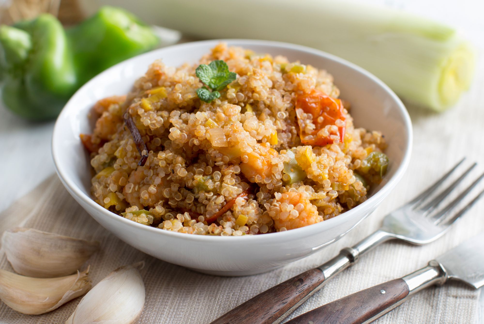 Quinoa with Leeks