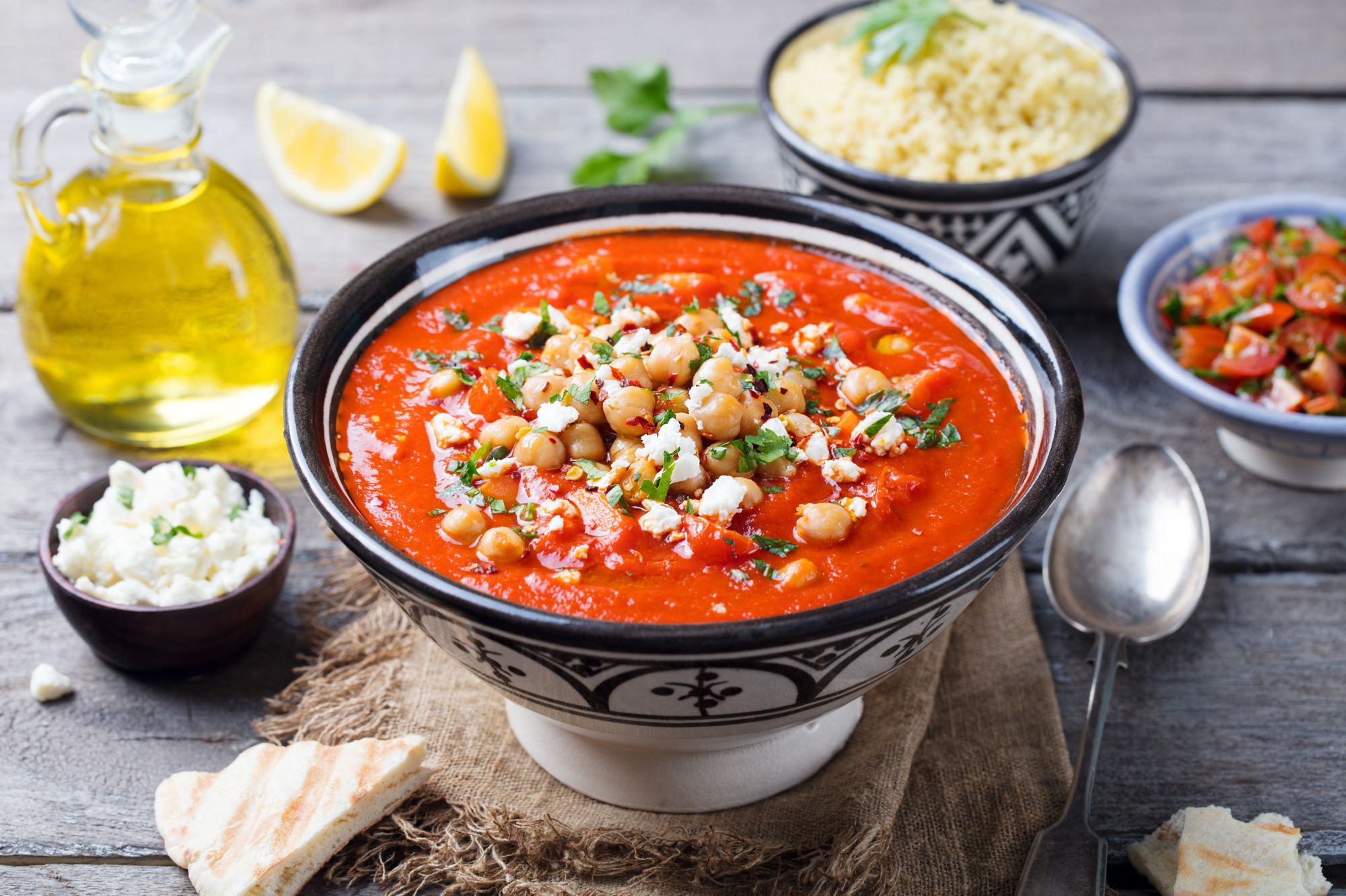 Easy Moroccan Couscous Soup