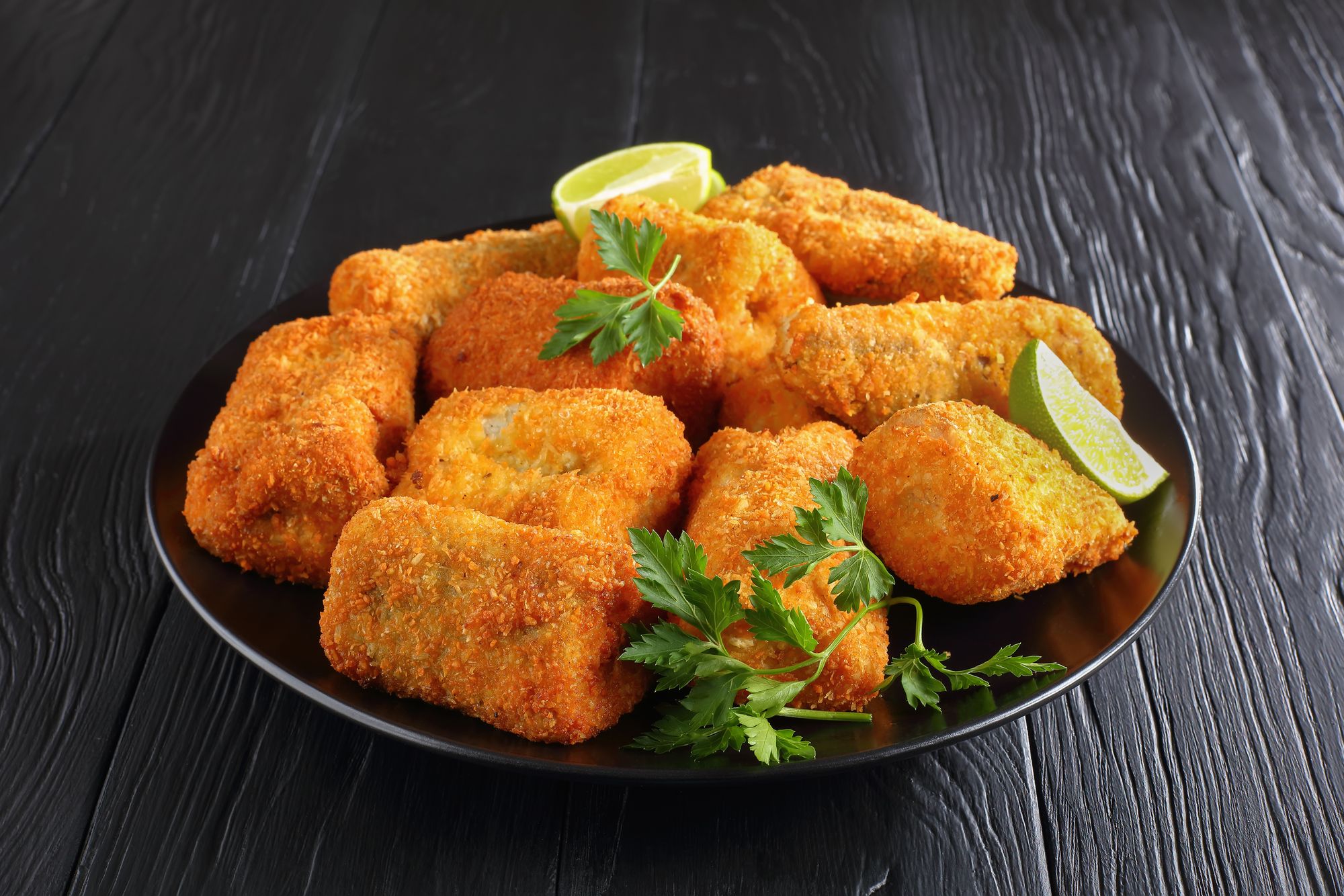 Panko and Matcha Cod