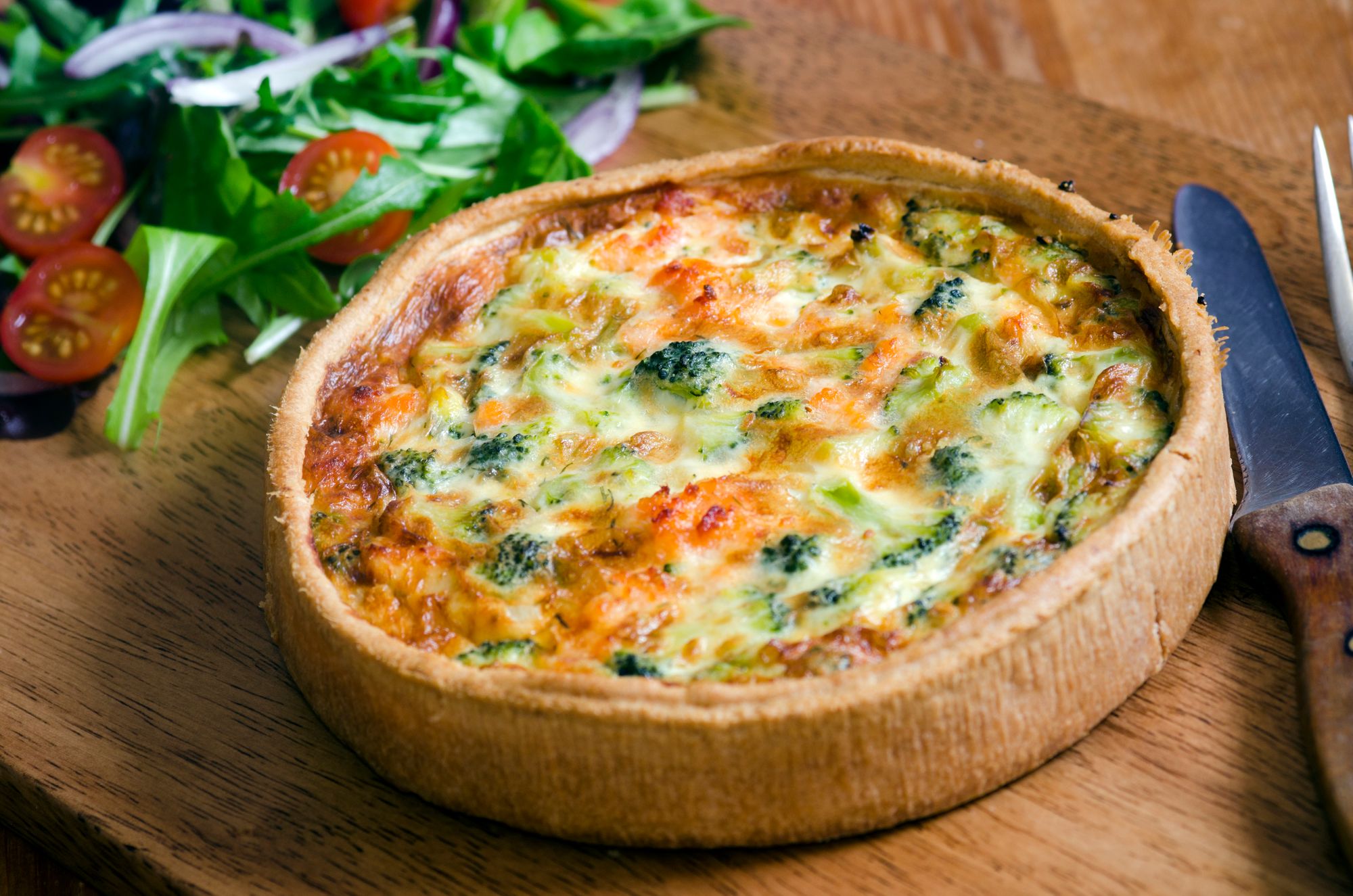 Smoked Salmon Quiche