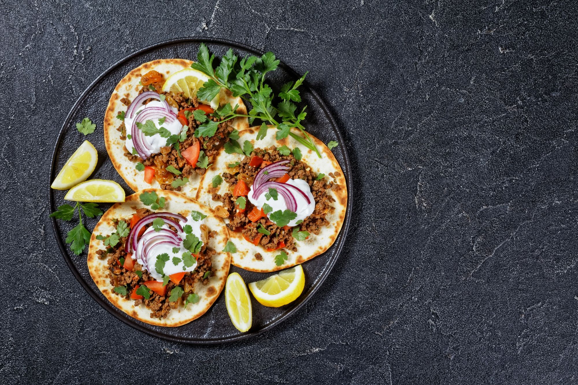 Easy Lamb Flatbreads