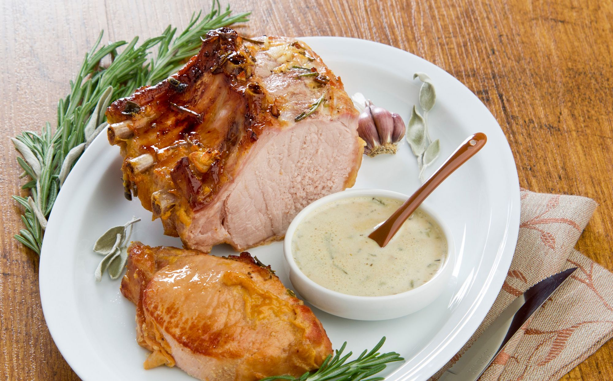 Pork with Creamed Leeks