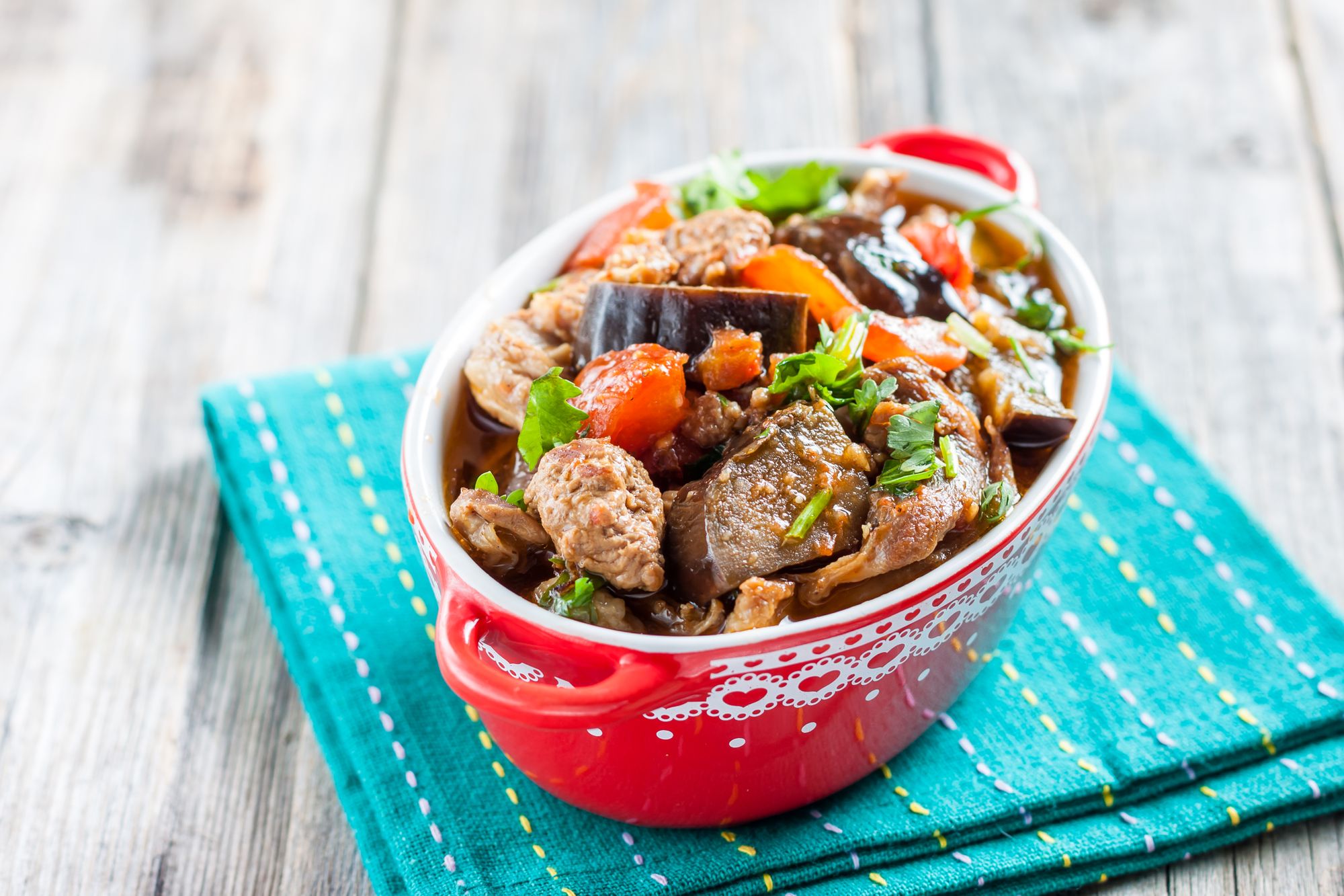 Lamb and Eggplant/Aubergine Casserole