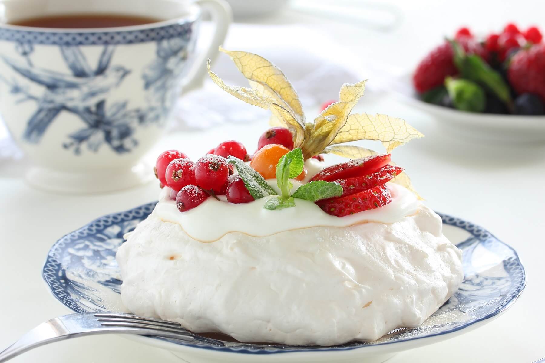 Lychee and Dragon Fruit Pavlova
