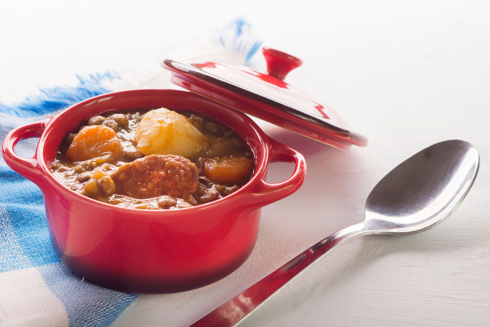Slow Cooked Beans and Chorizo