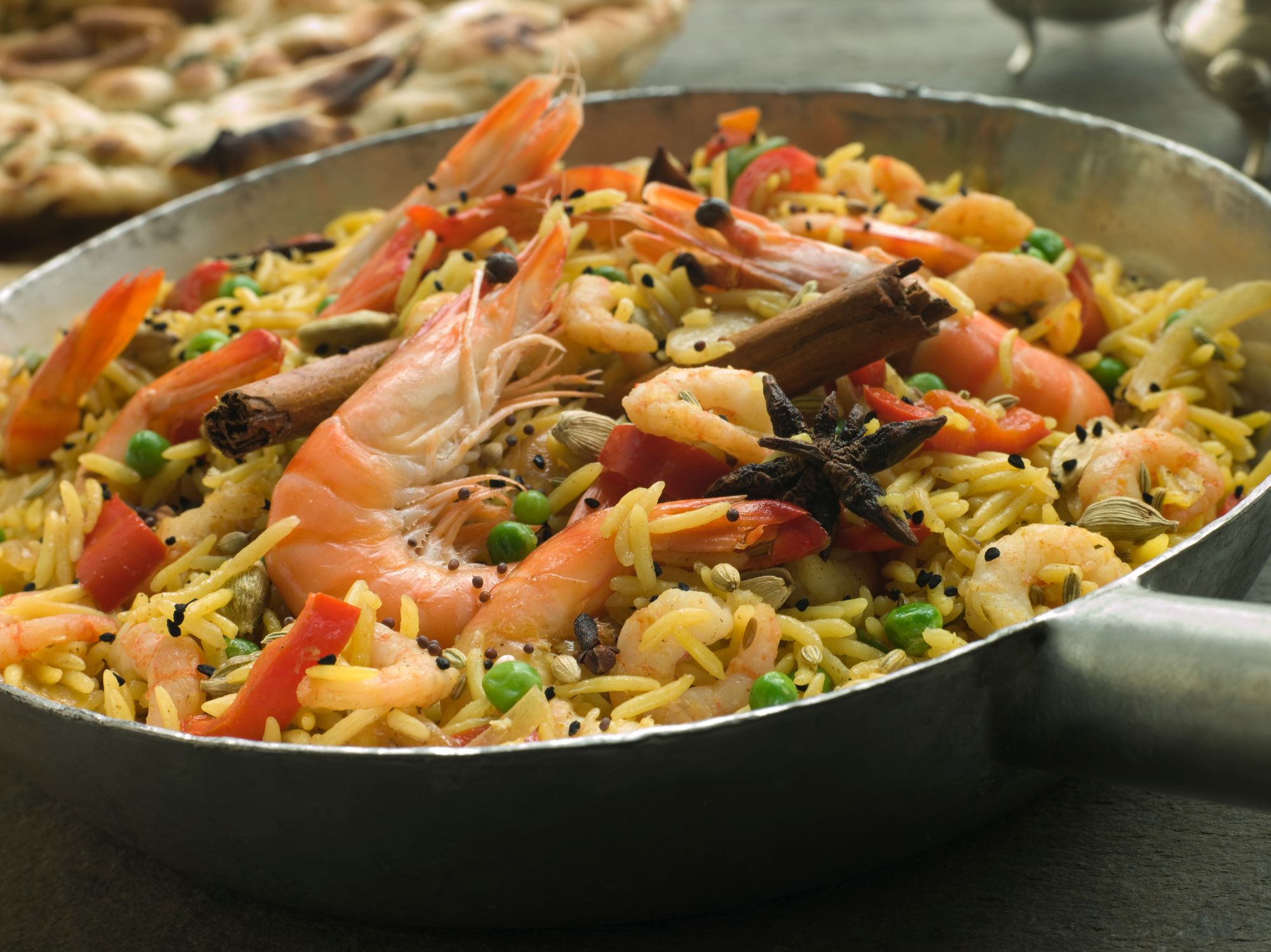 Prawn and Saffron Biryani