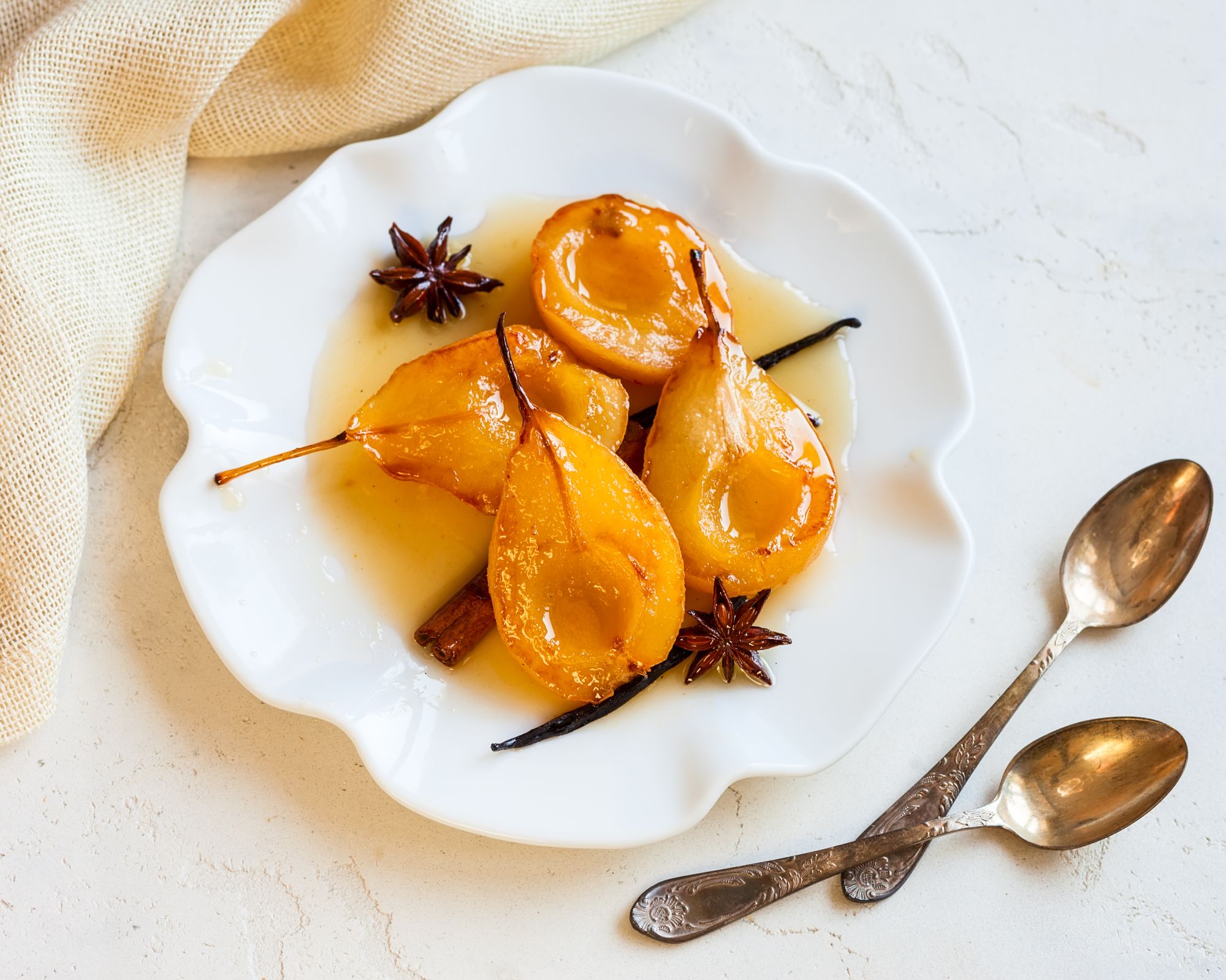 Classic Poached Pears