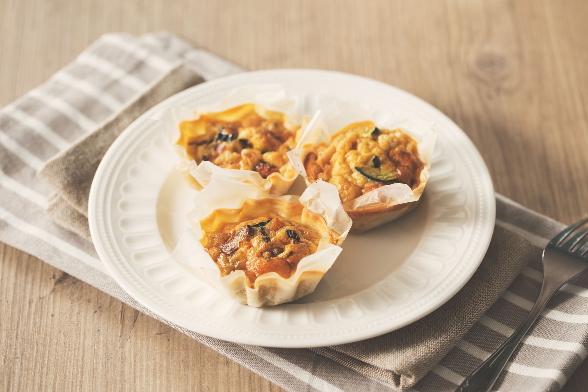 Easy Salami Picnic Tarts