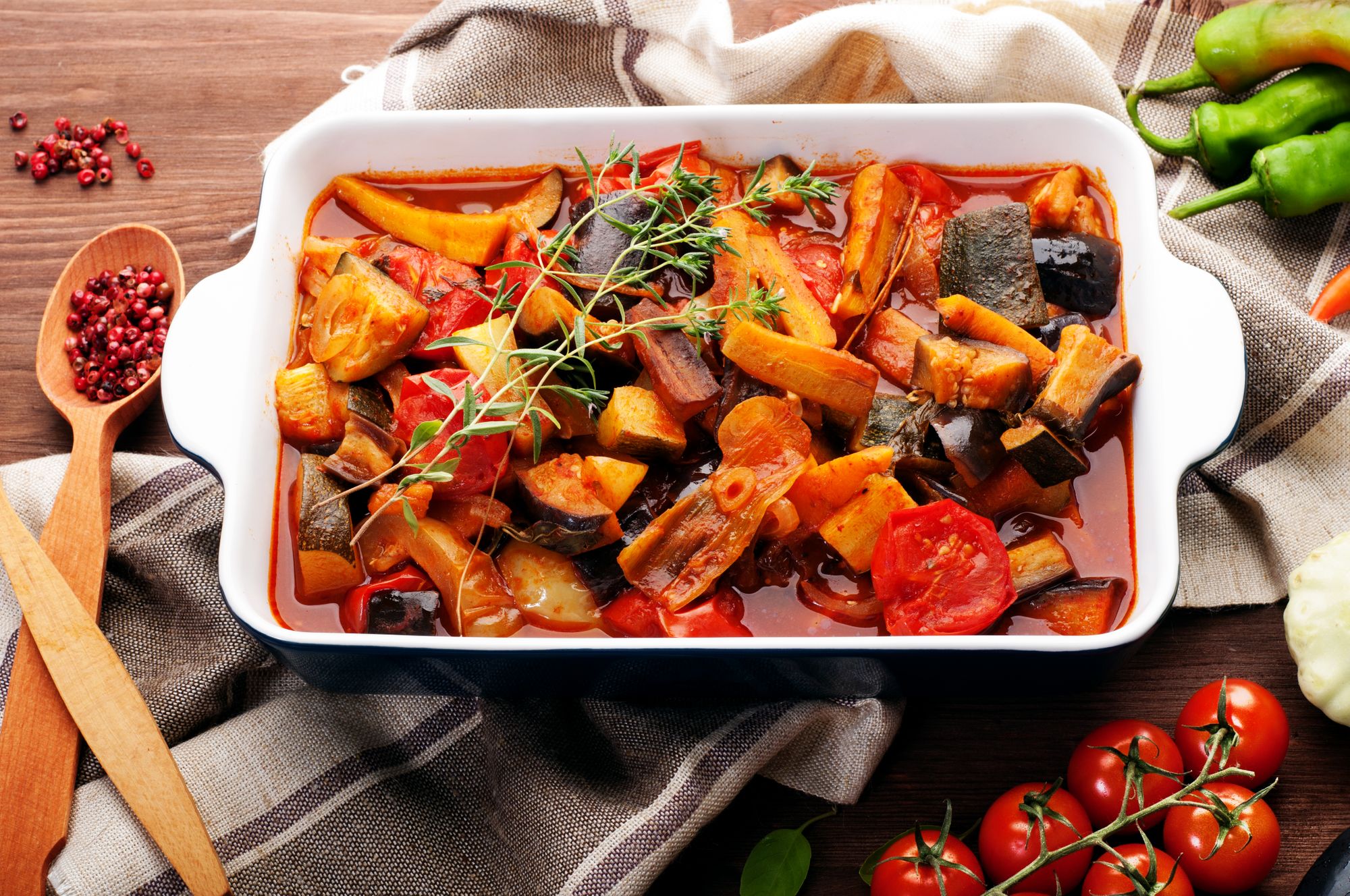 Winter Ratatouille Pasta