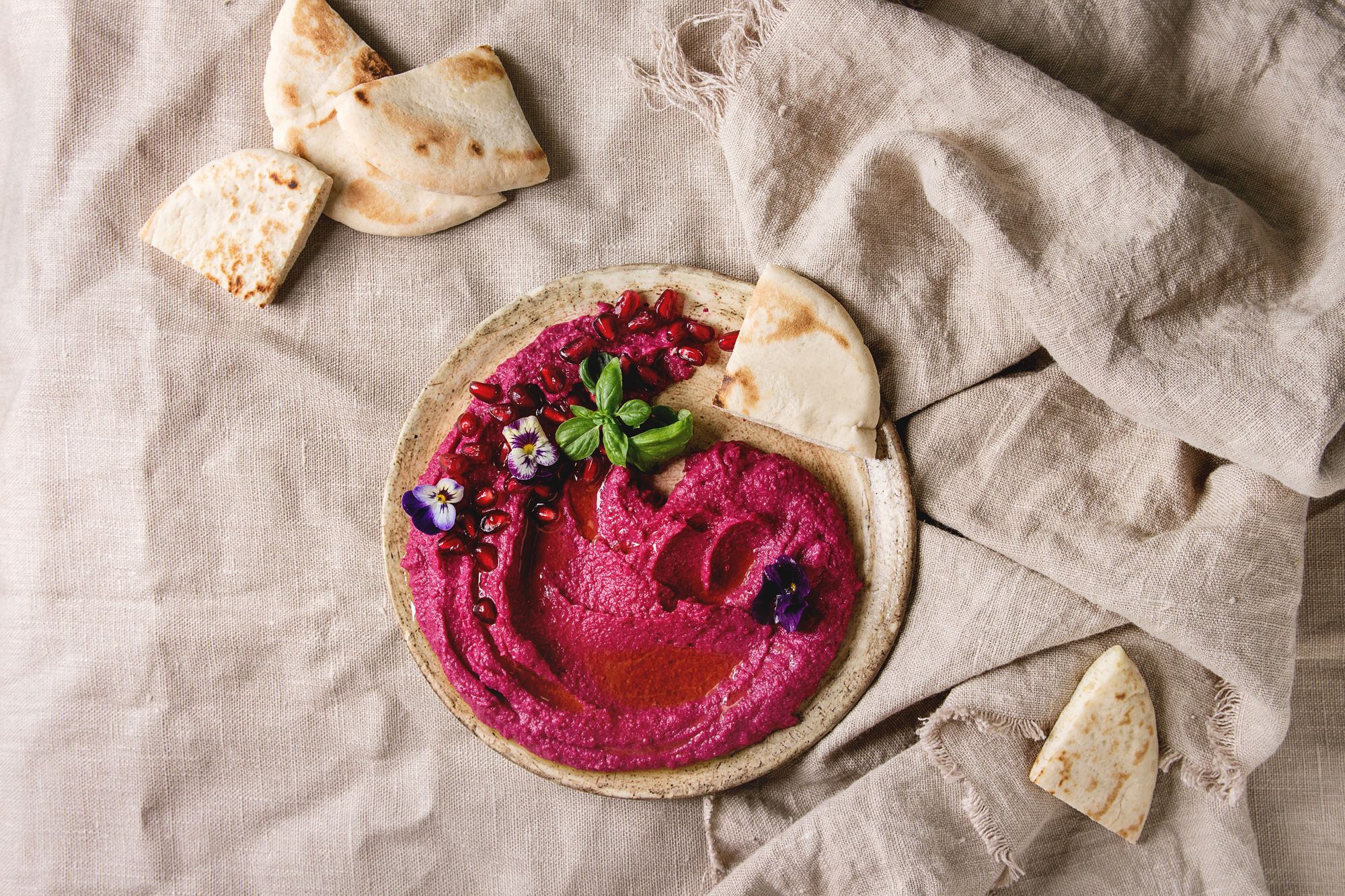 Hearty Beetroot Hummus