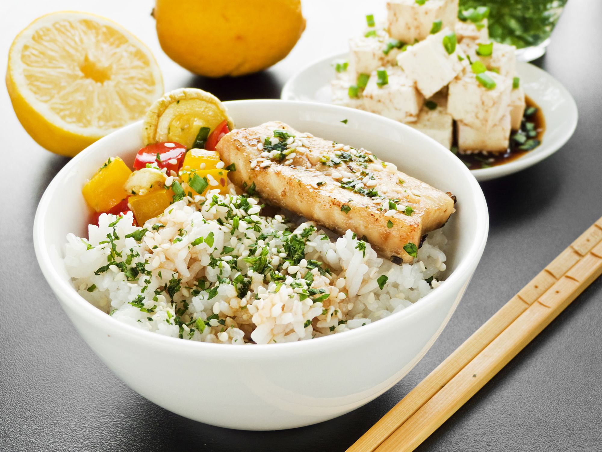 Lemon Salmon Stir Fry