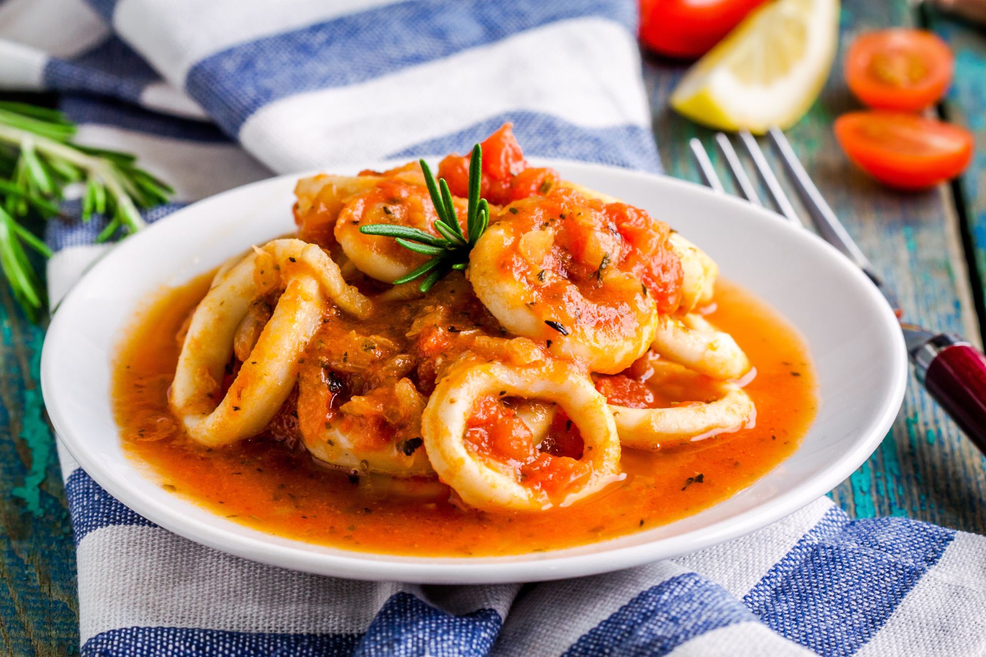 Spanish Squid and Red Wine Stew
