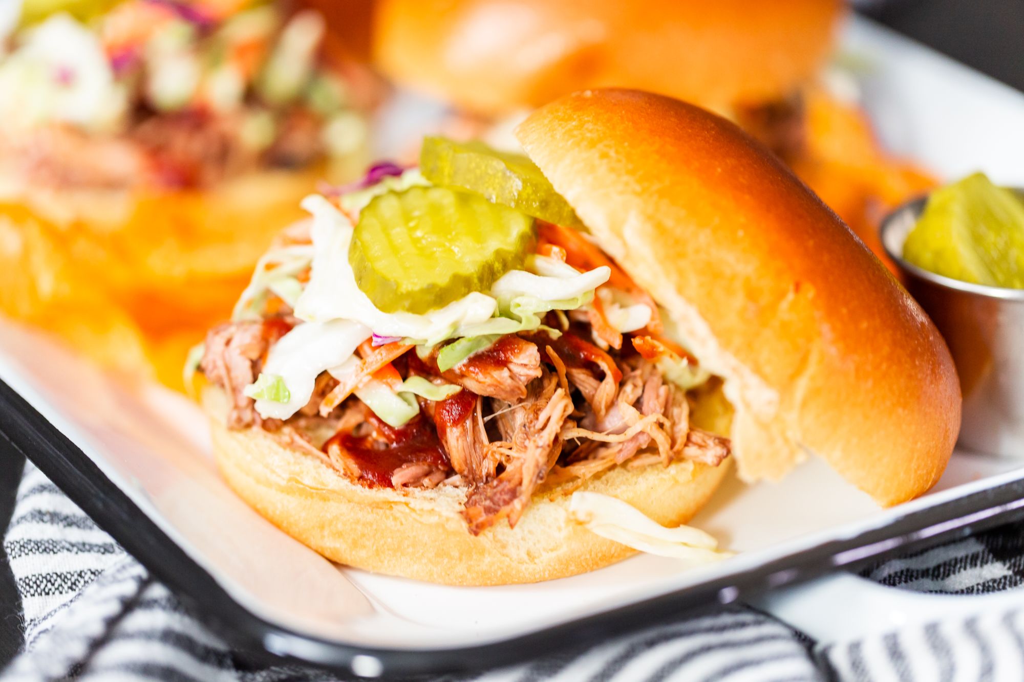 Slow Cooker Pulled Pork Buns