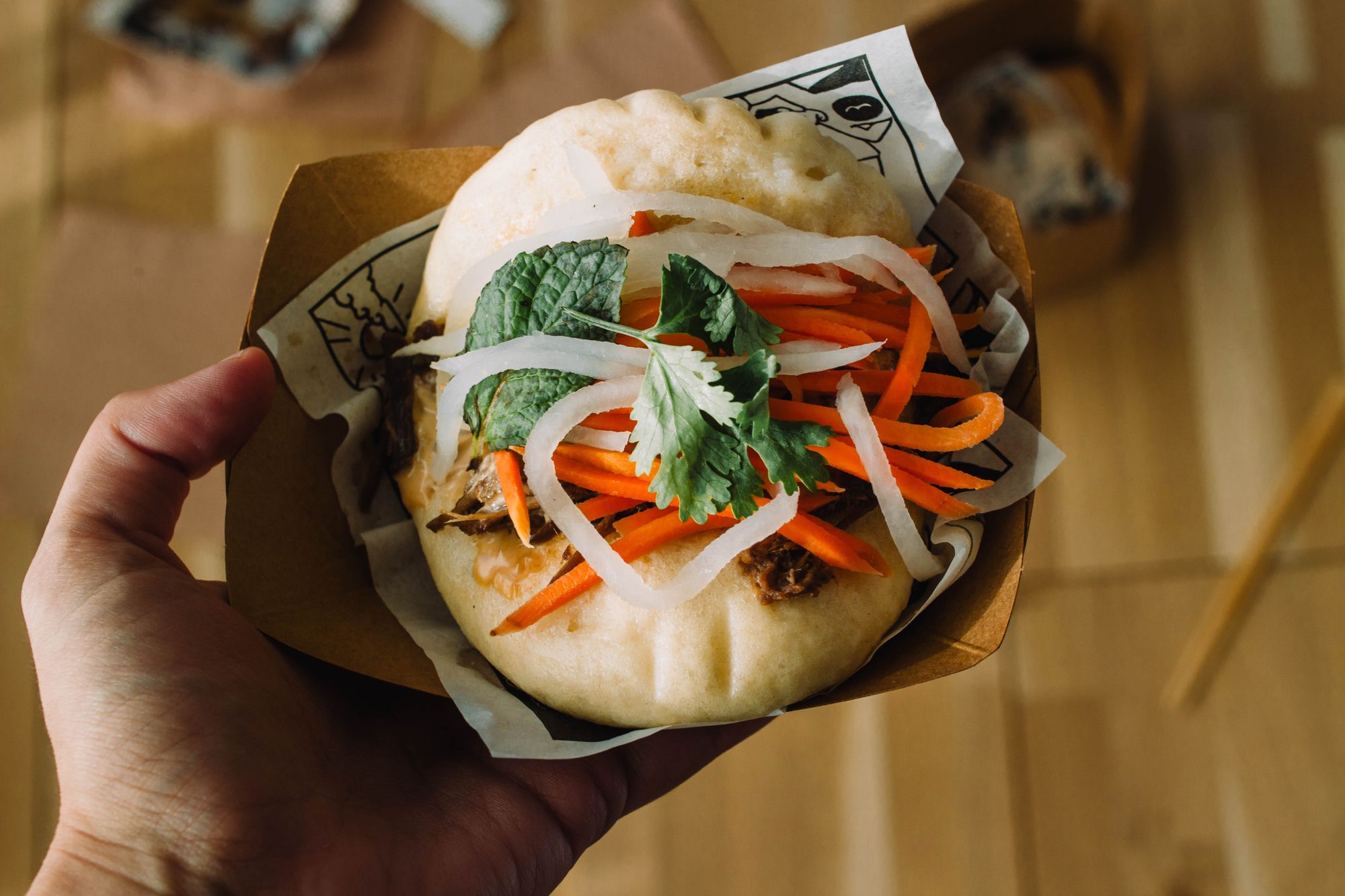 Short Rib Bao Burgers