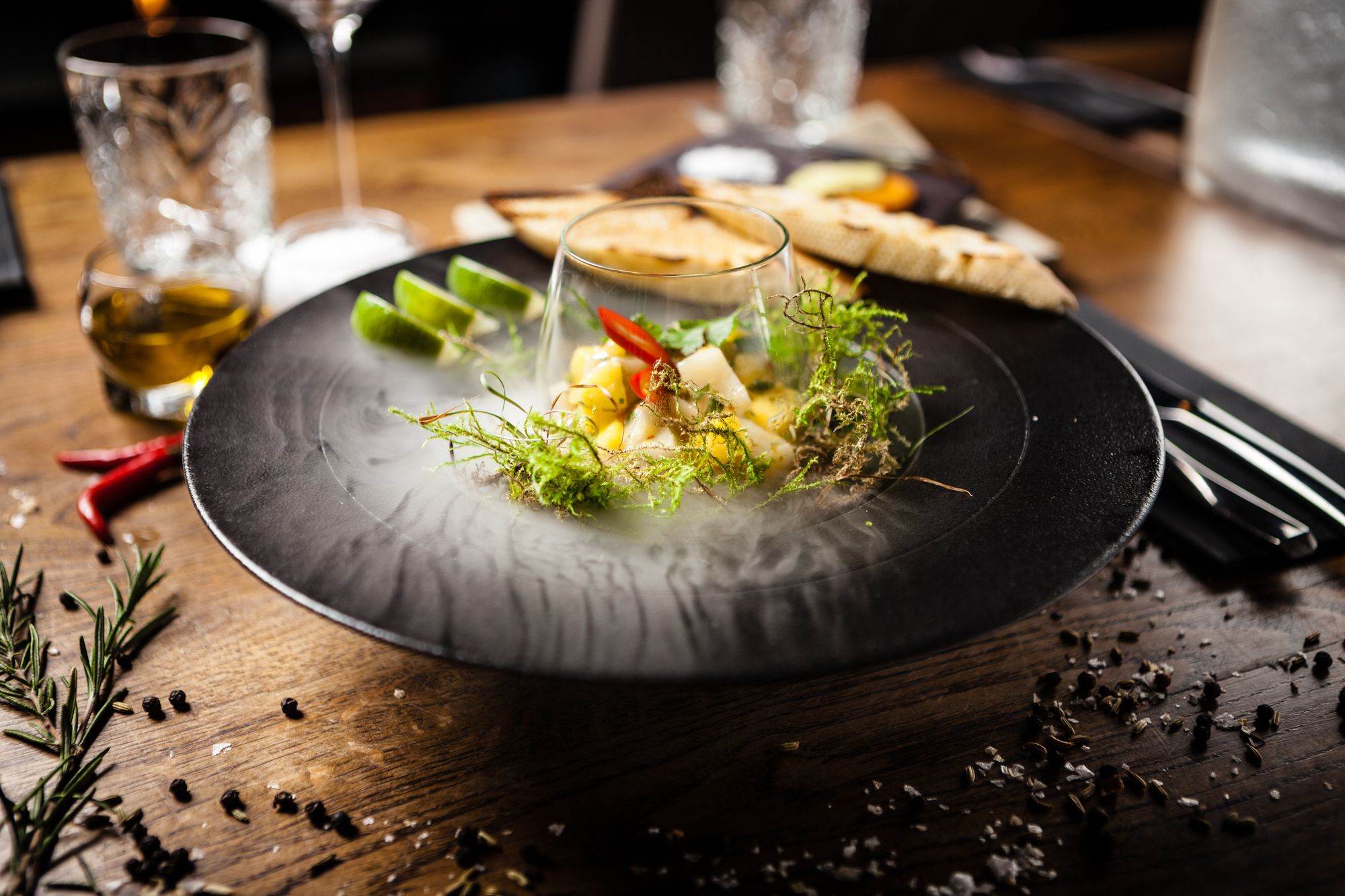 Prawn and Eggplant Salad with Mango