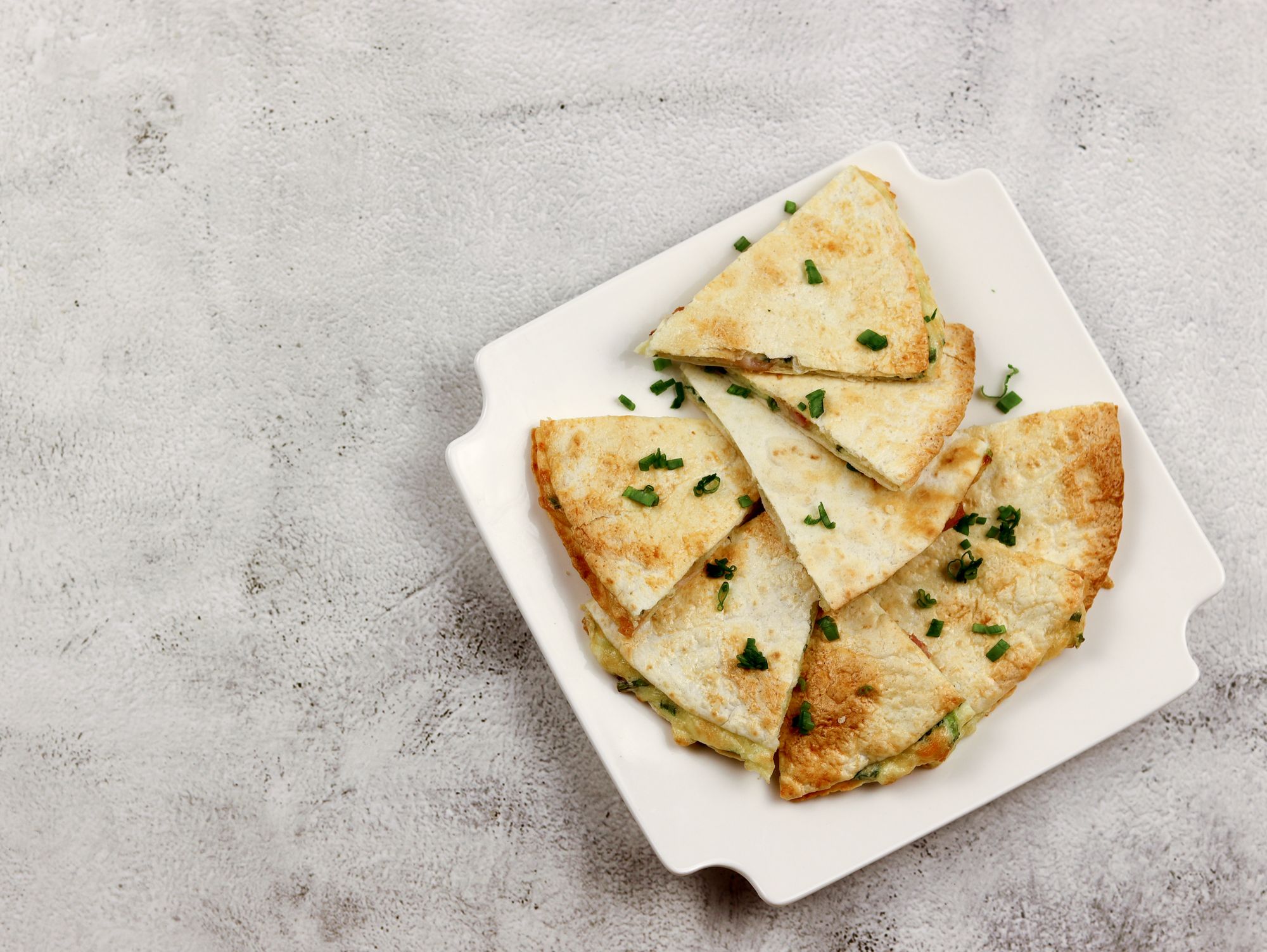 Bacon and Leek Quesadilla