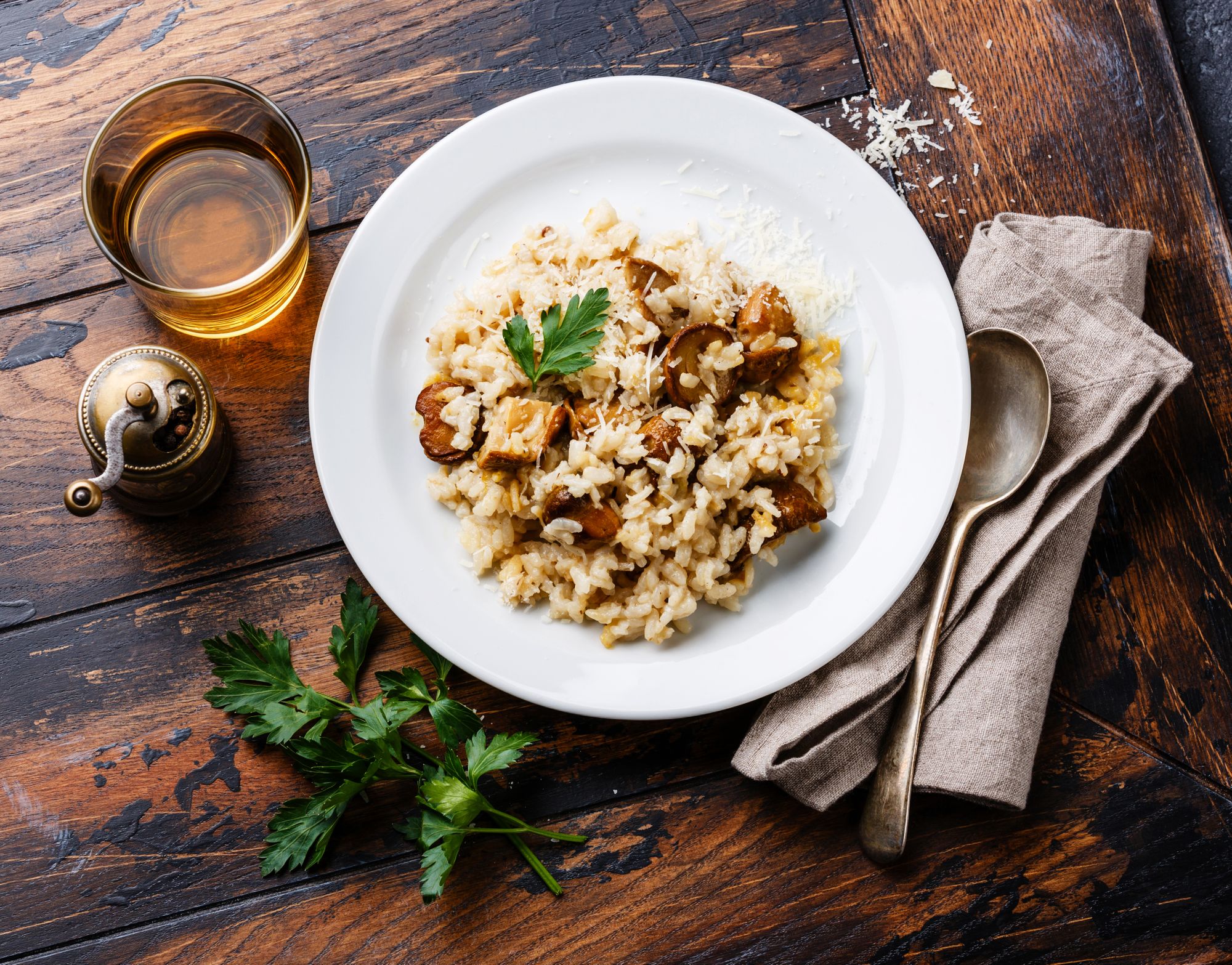 Wild Mushroom and Rosemary Rice
