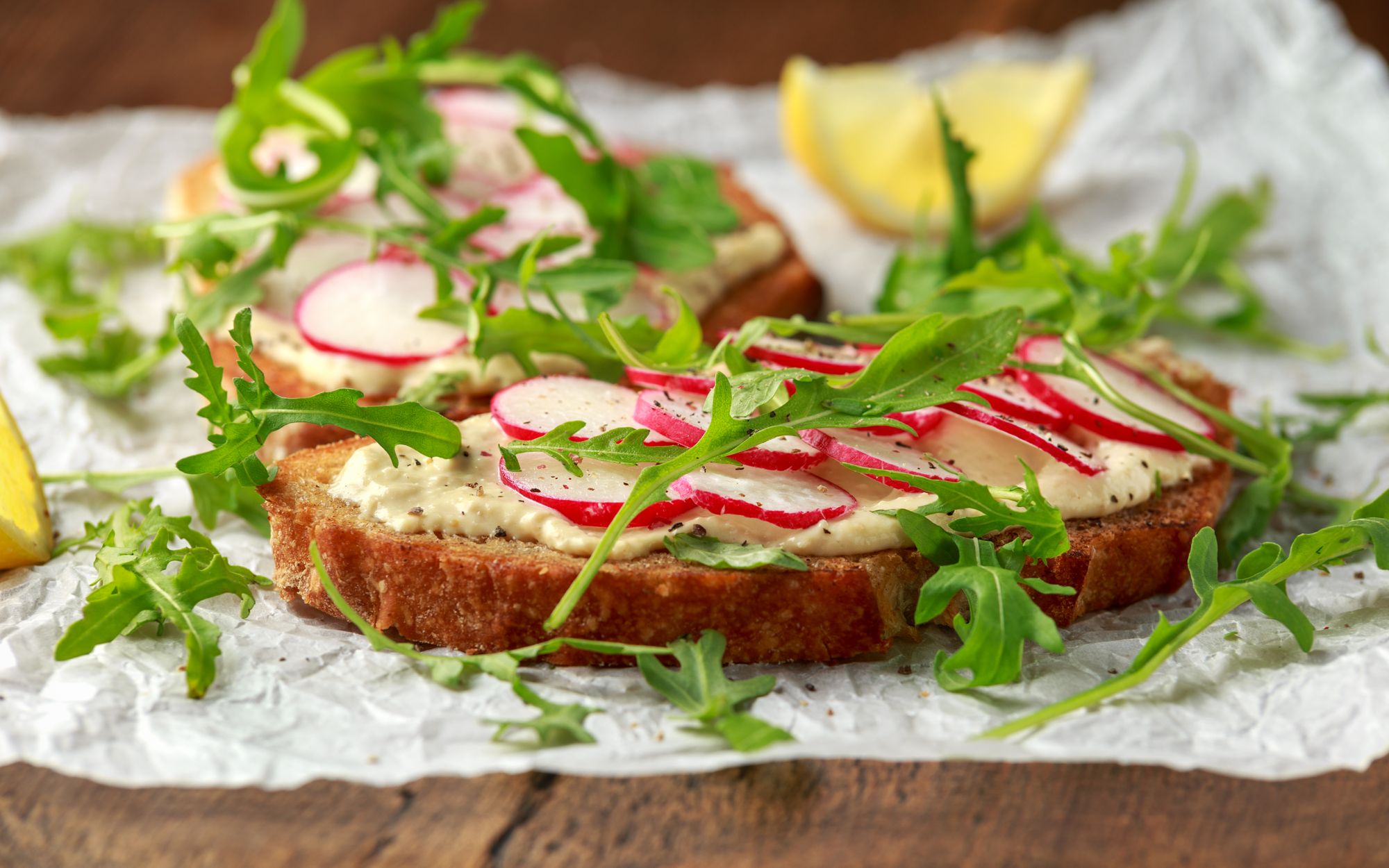 Parmesan and Parsnip Bruschetta with Truffle