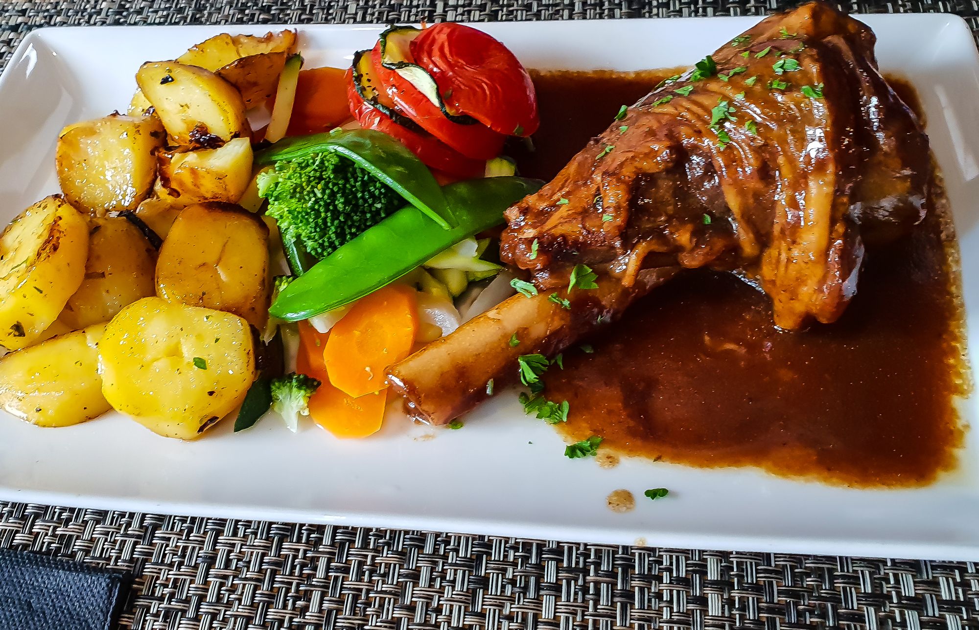 Salt-Baked Lamb Shank