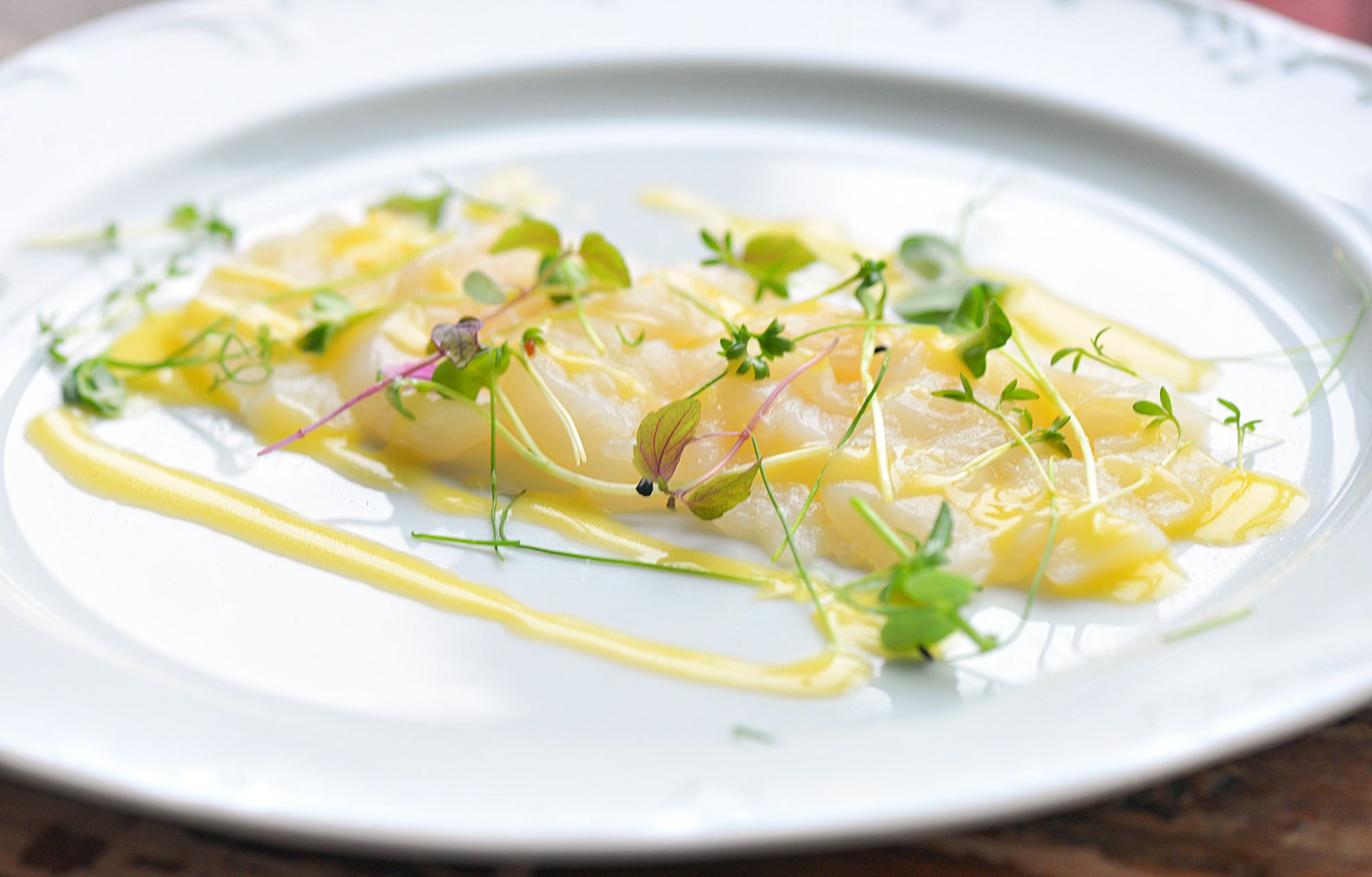 Carpaccio of Scallop with Crispy Tomato Skins