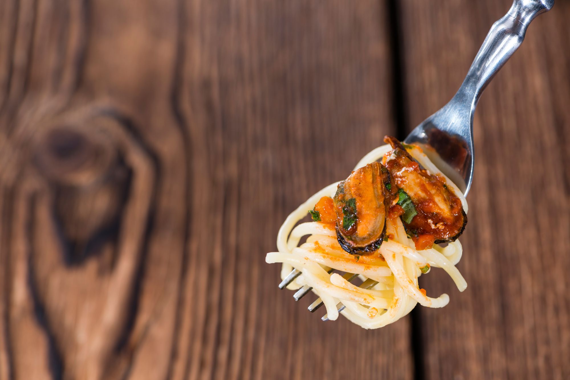 Curried Mussel Spaghetti