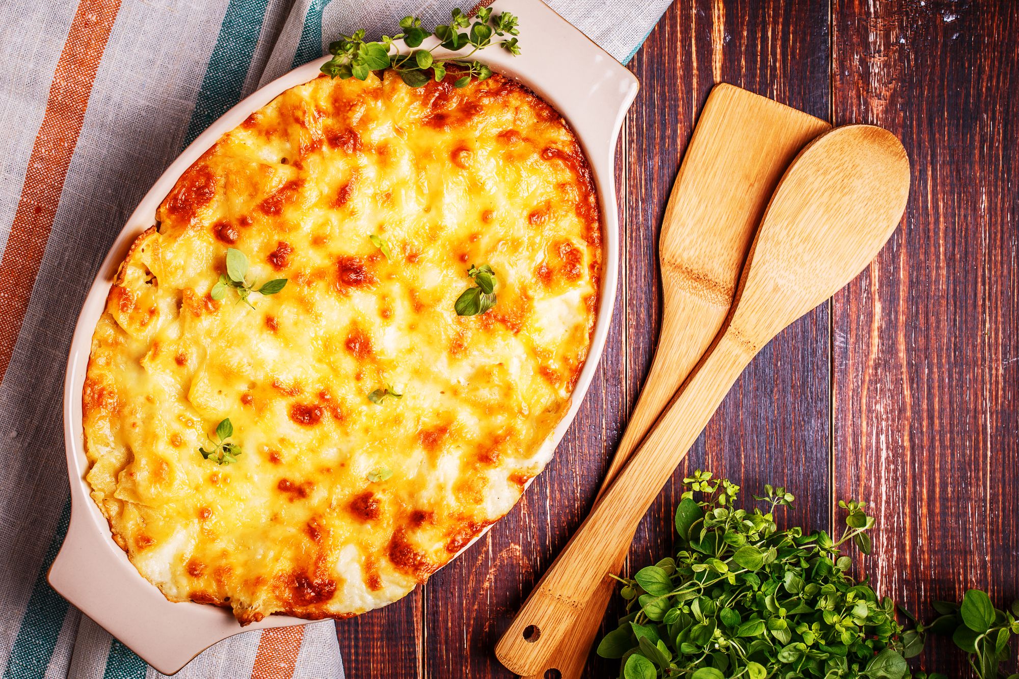 Mediterranean Lamb and Macaroni Pie