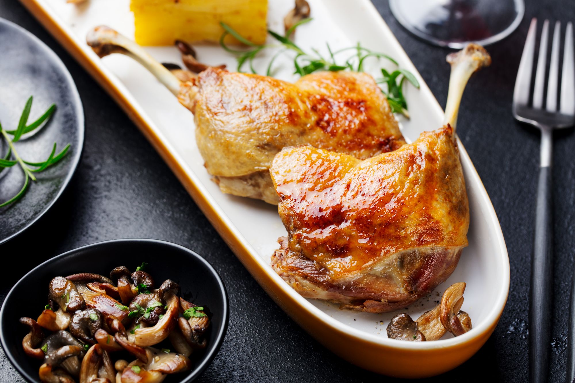 Duck Legs au Vin