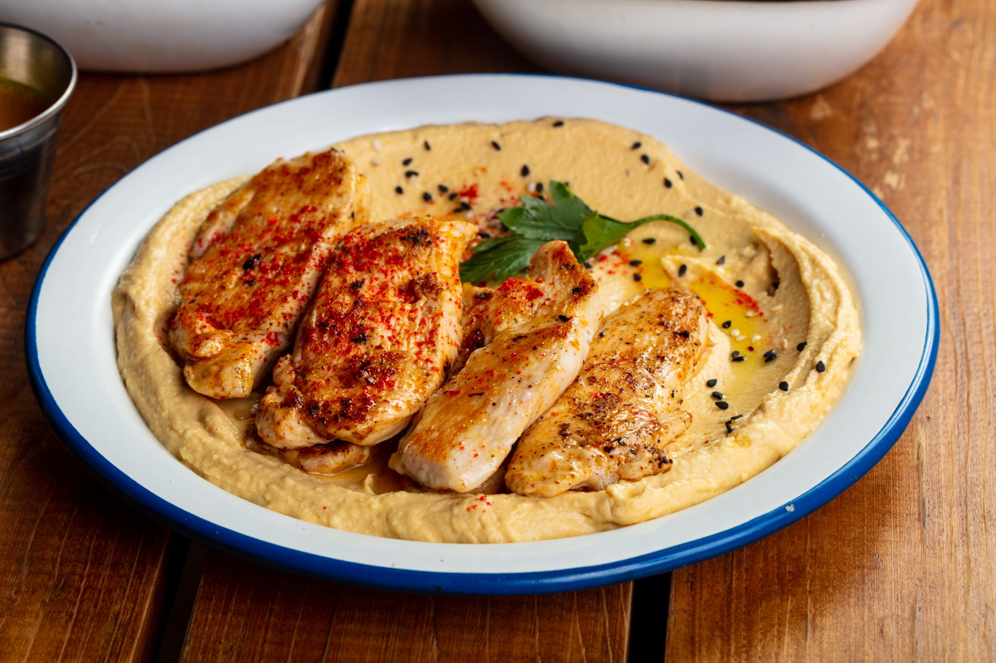 Chicken with Harissa Chickpeas