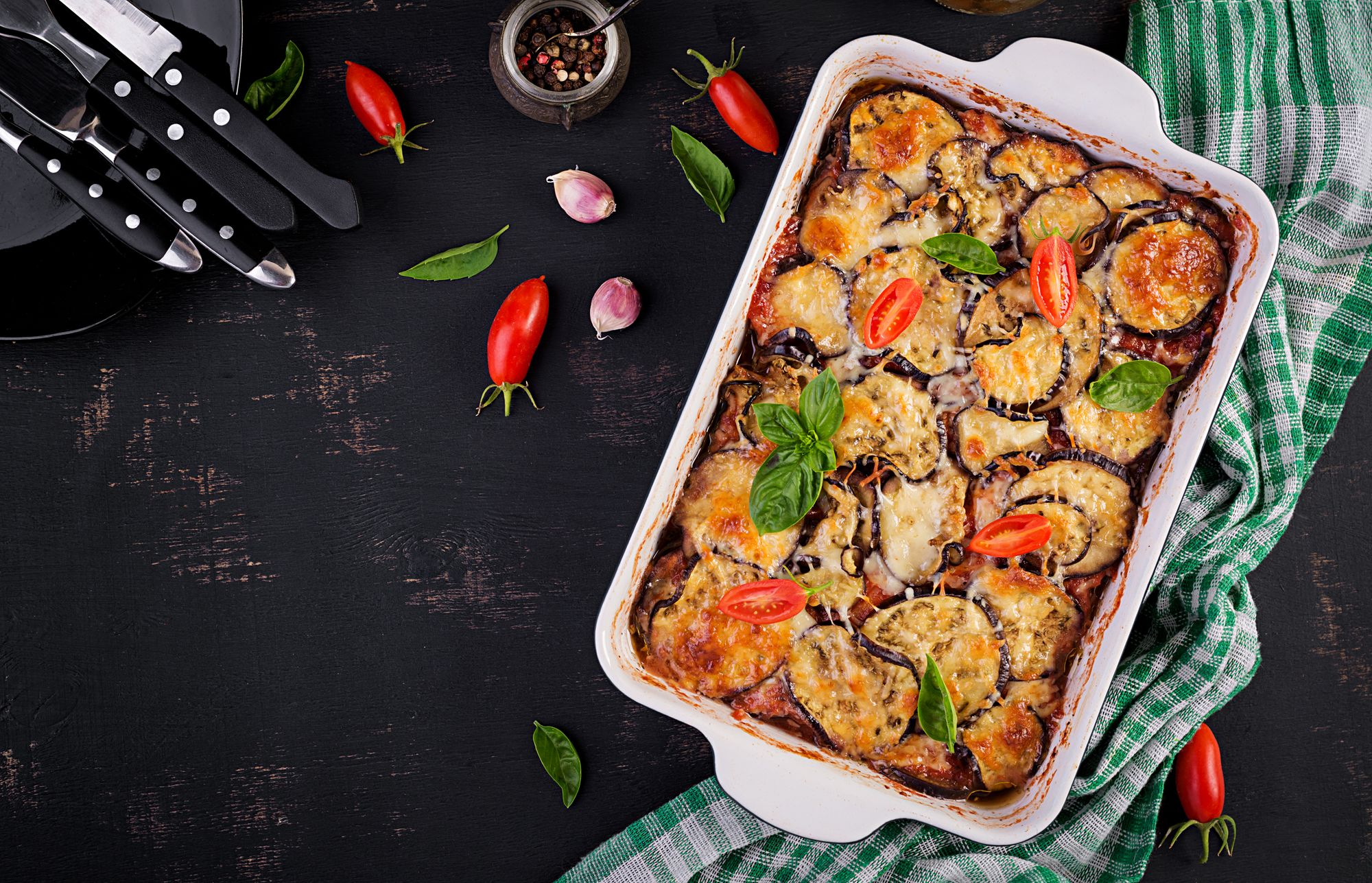 Eggplant and Parmesan Bake