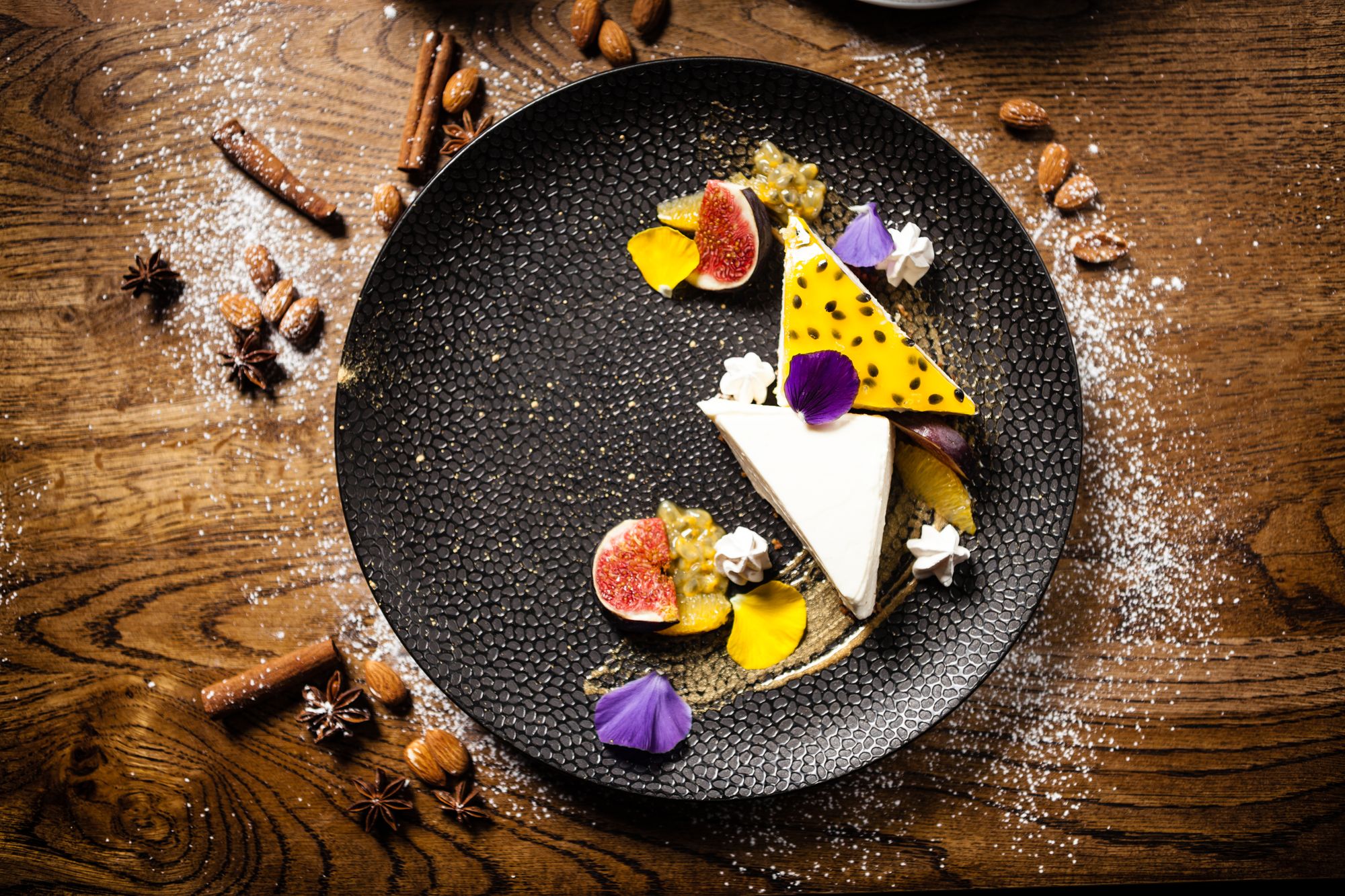 Passion Fruit and Orange Traybake