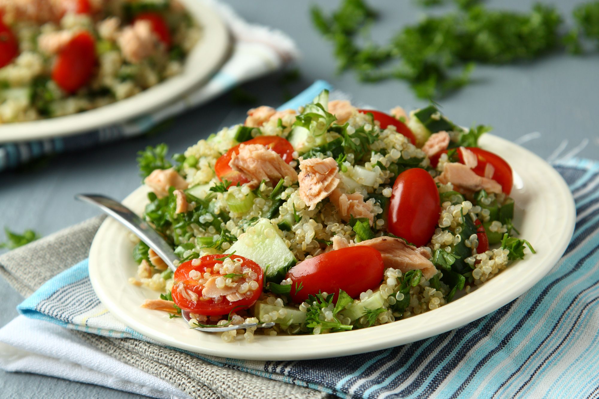 Tuna, Feta, and Quinoa Salad